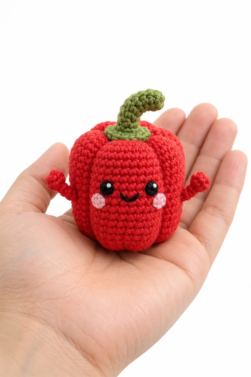 Colorful Bell Pepper With Little Arms - Easy Crochet