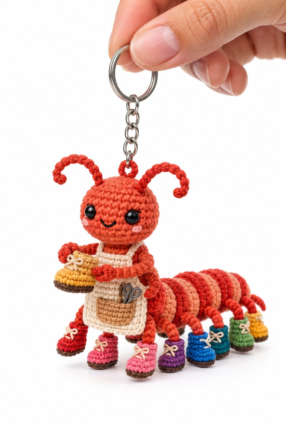 Coral Centipede Shoemaker - Amigurumi Pattern