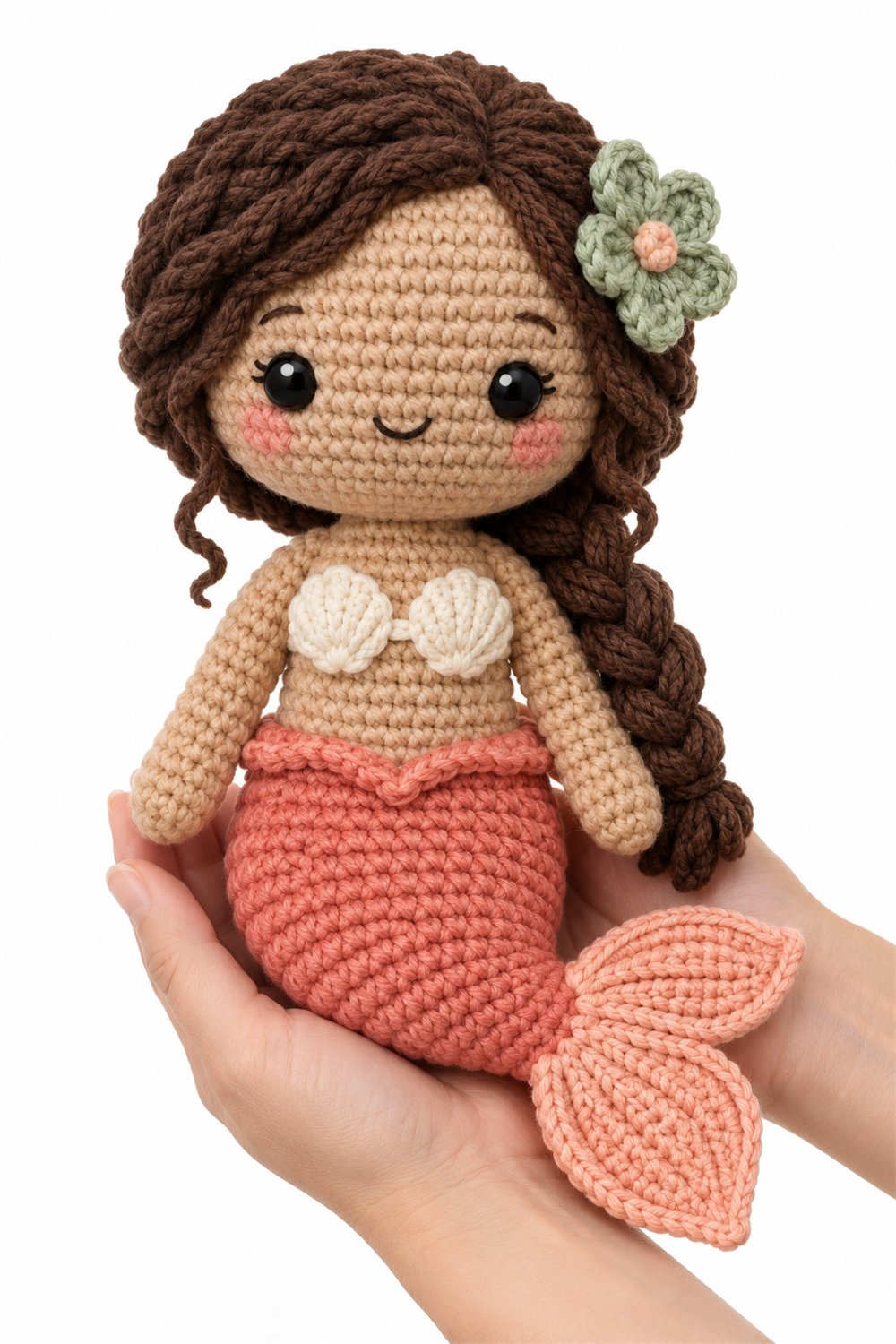 Coral Mermaid 2 - Crochet Pattern