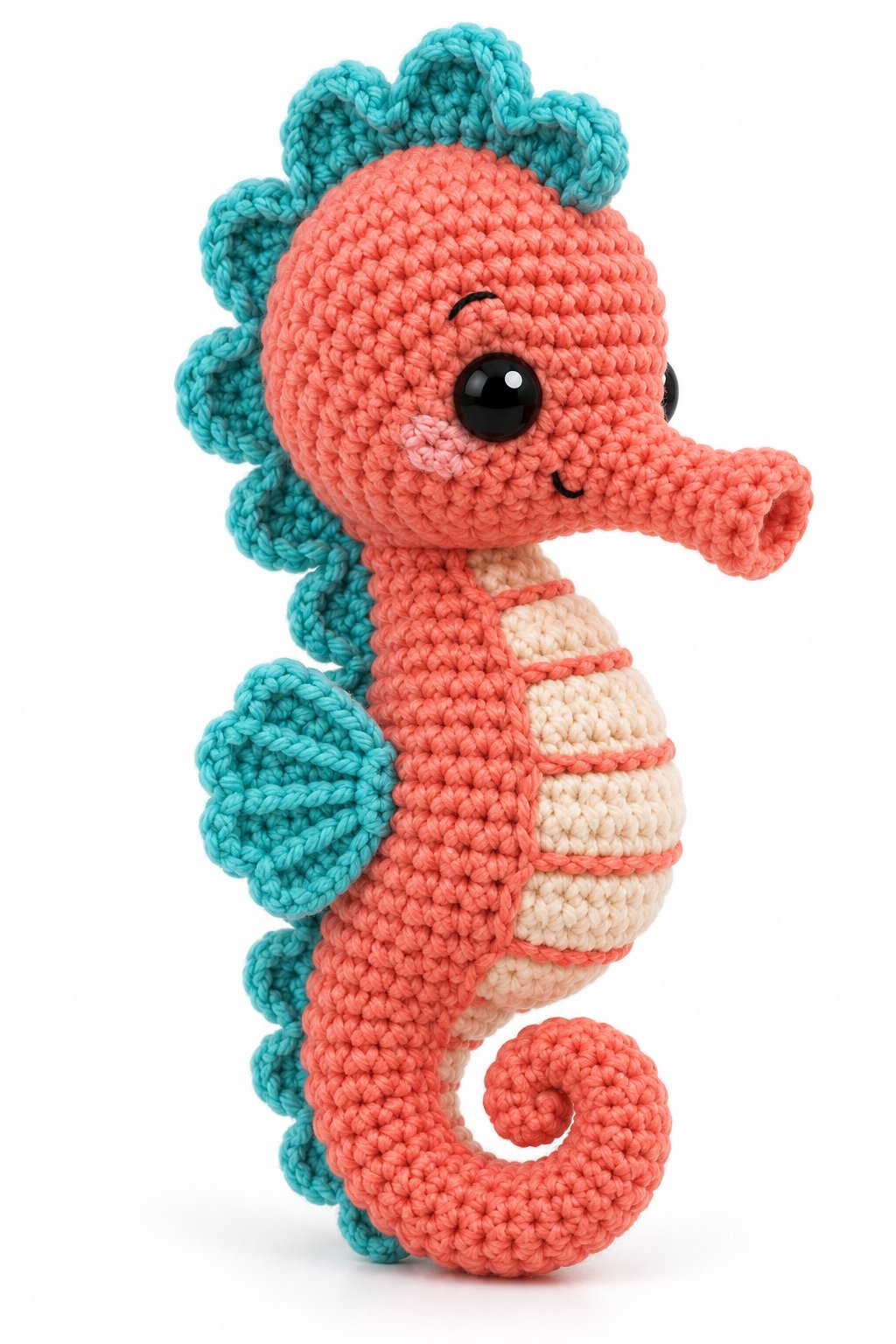 DIY Coral Seahorse - Crochet Tutorial