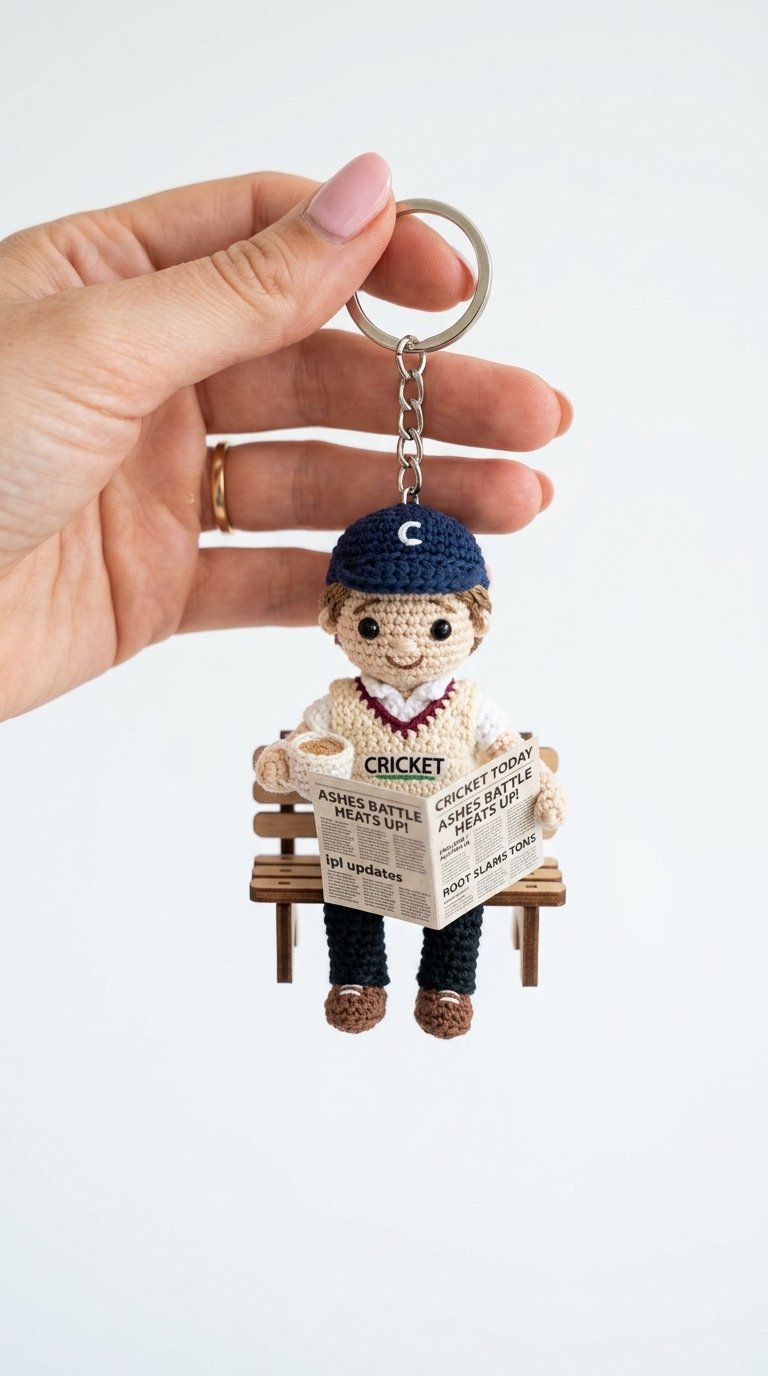 Cricket Newspaper Reader Crochet - Amigurumi Pattern