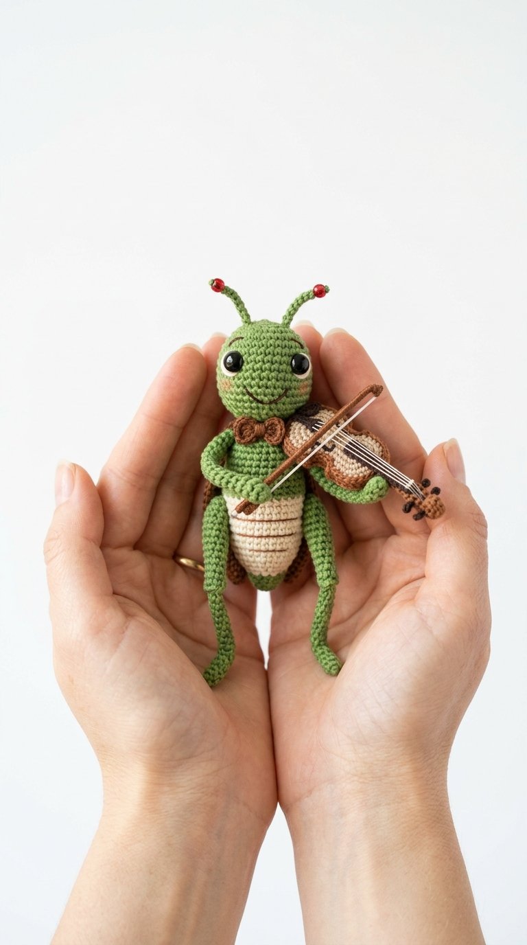 How to Crochet Cricket Violinist Crochet Amigurumi