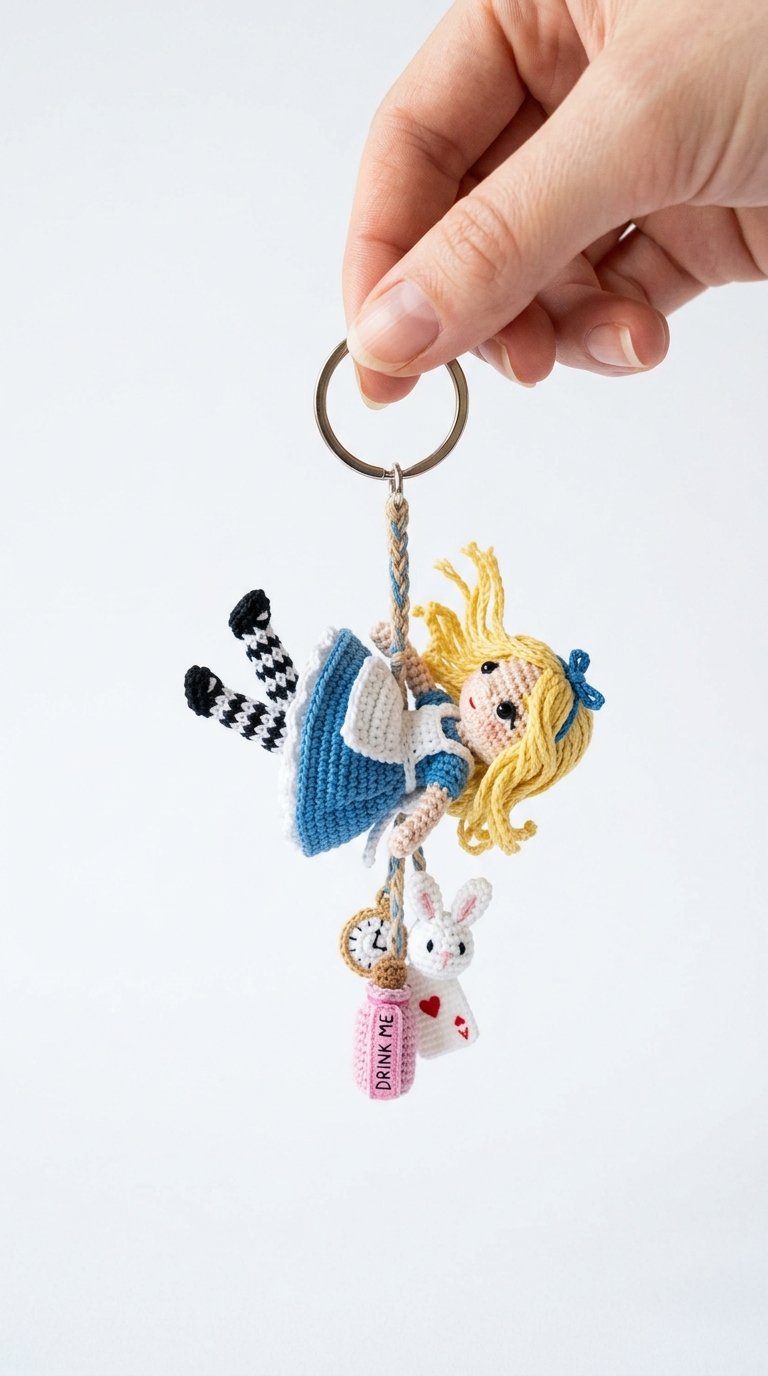 Crochet Keychain Held In Hand 2026080521231 - Crochet Pattern