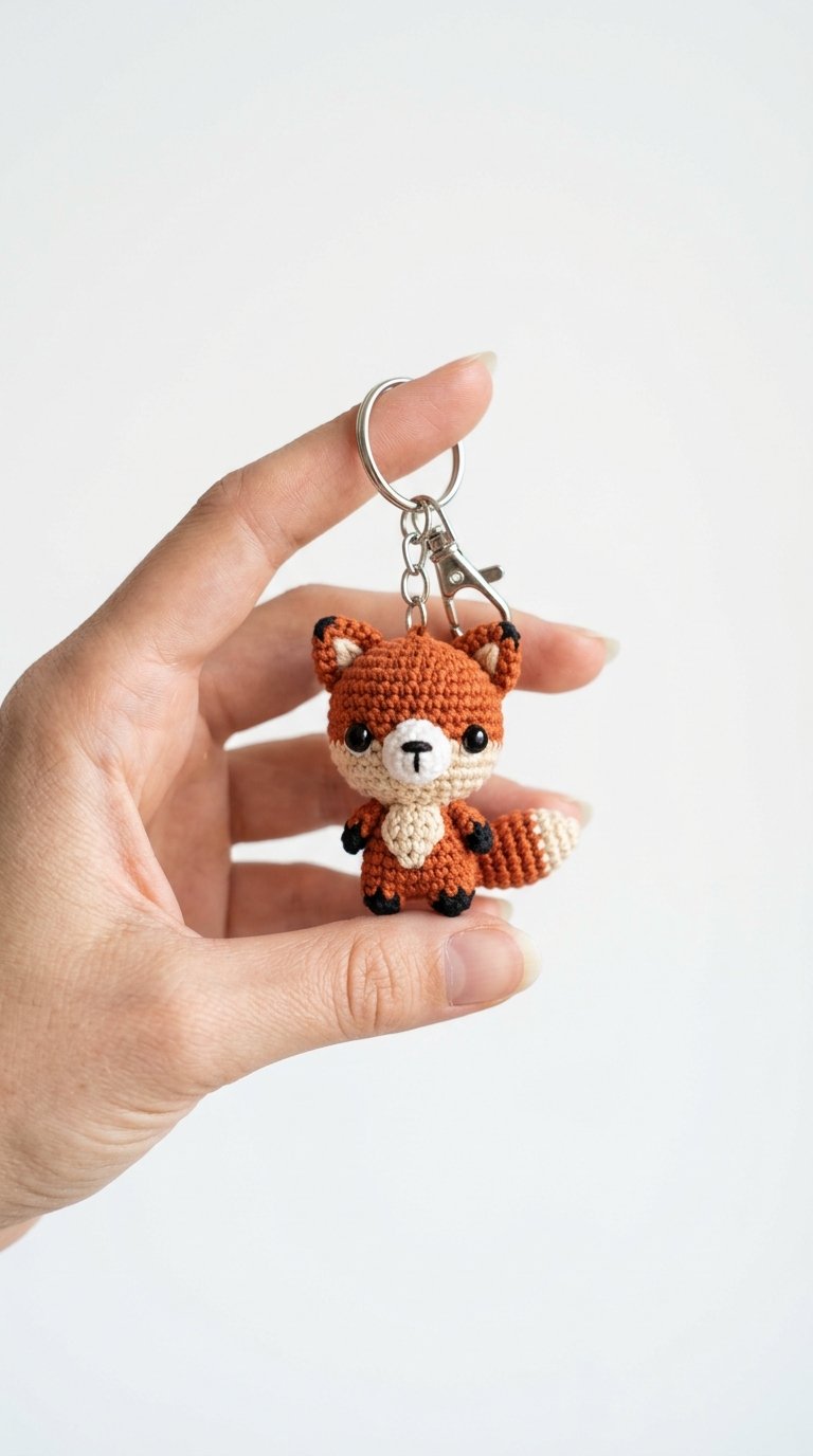 Crochet Keychain In Hand - Handmade Pattern