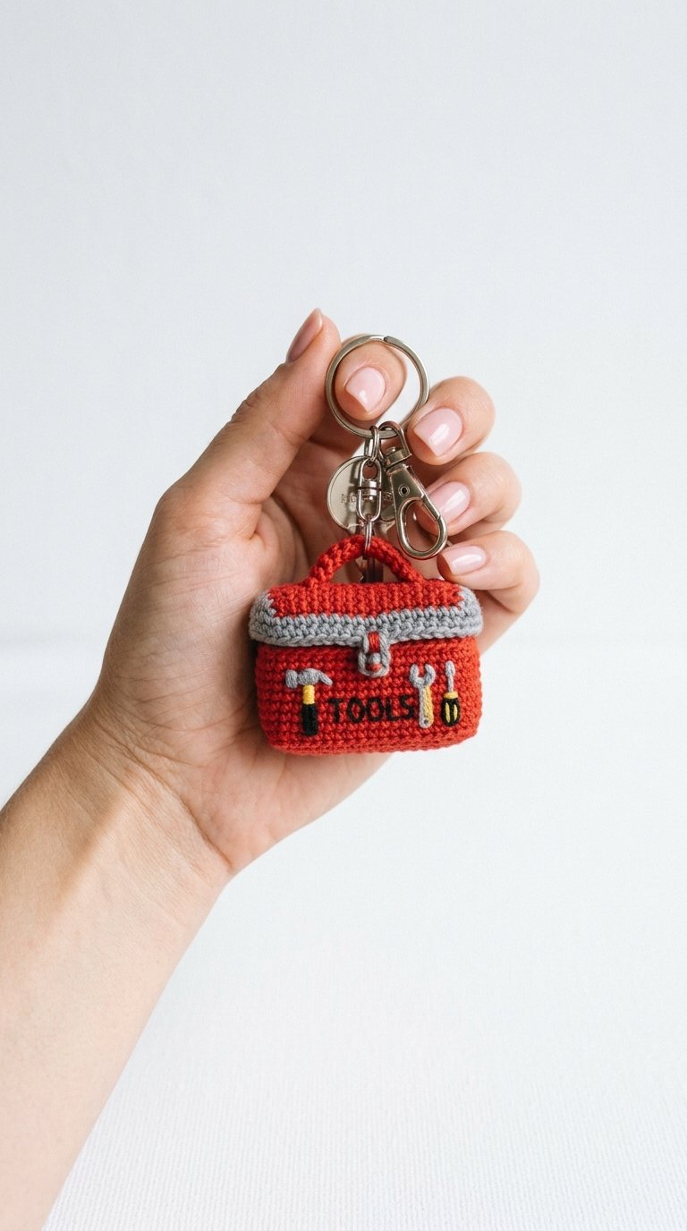 Crochet Crochet Keychain In Hand - Pattern
