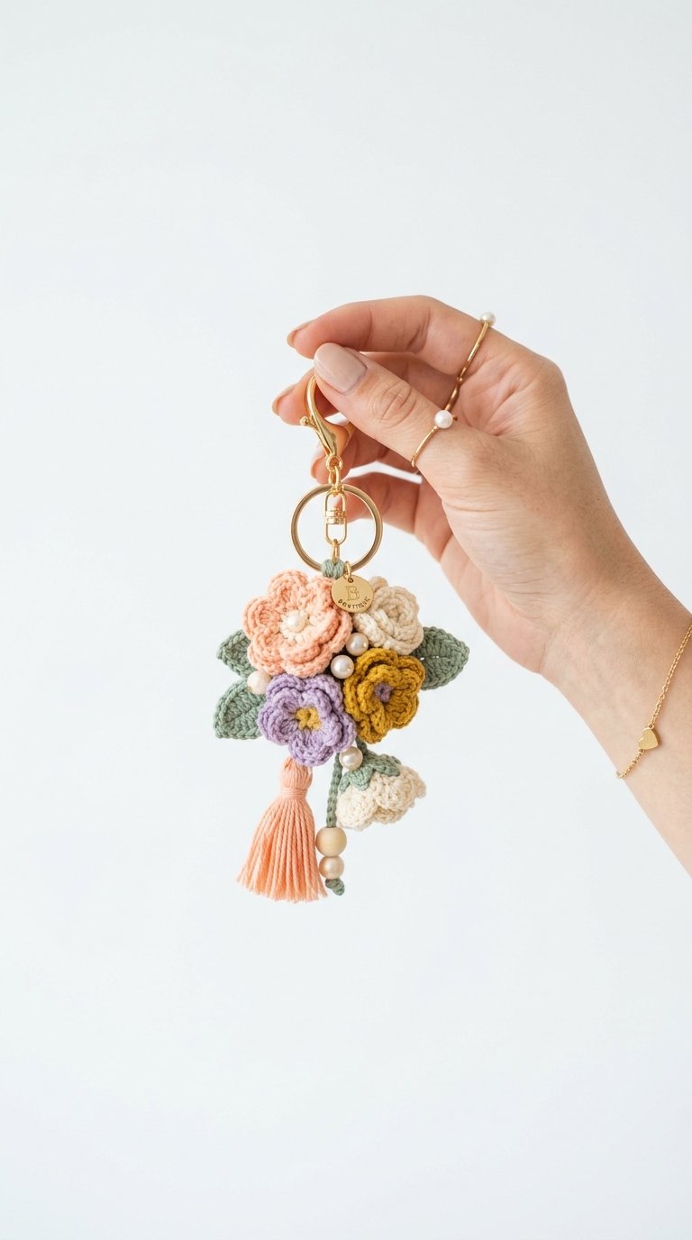 Crochet Keychain In Hand Crochet Guide