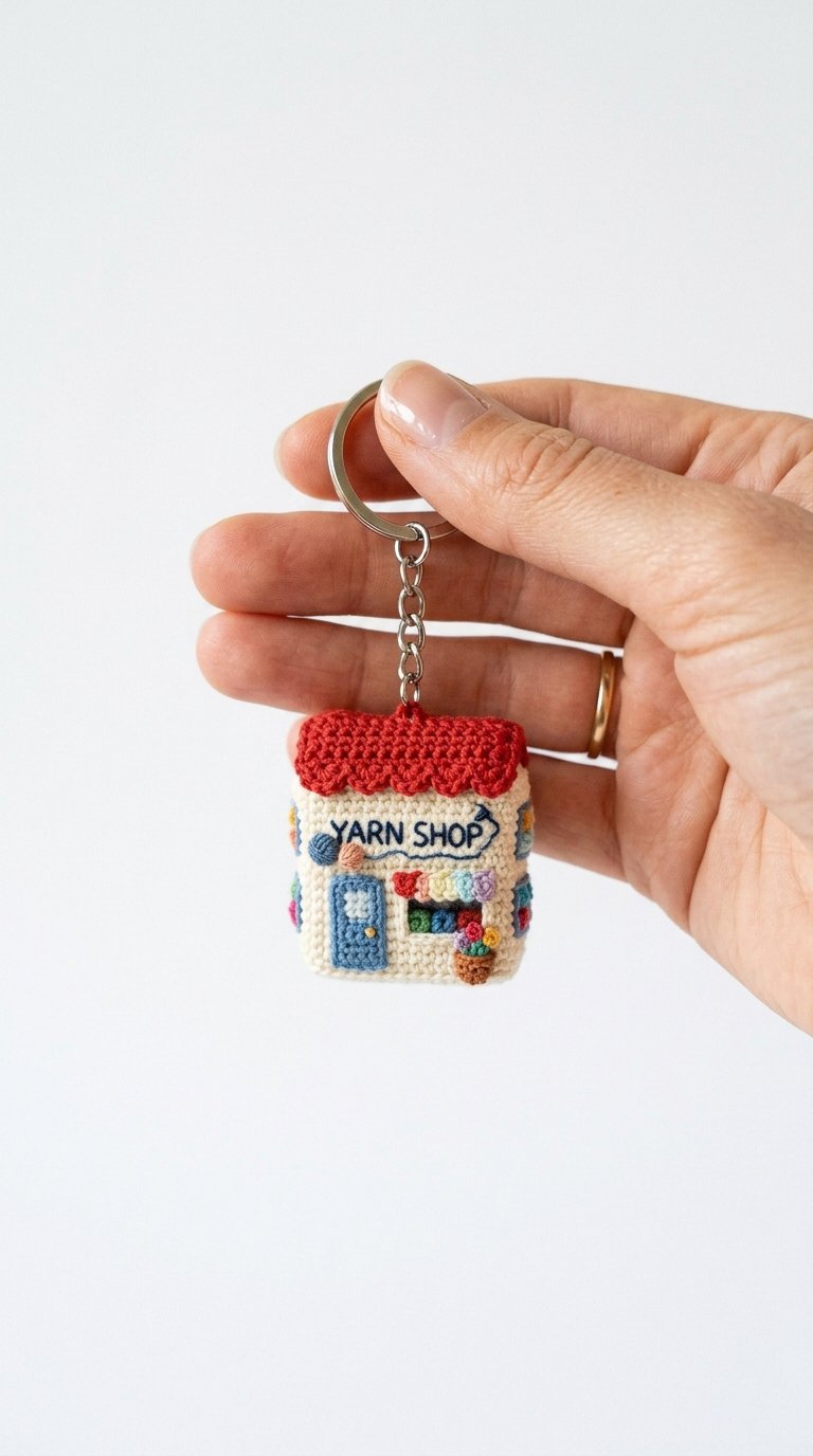 Crochet Keychain In Hand - PDF Pattern