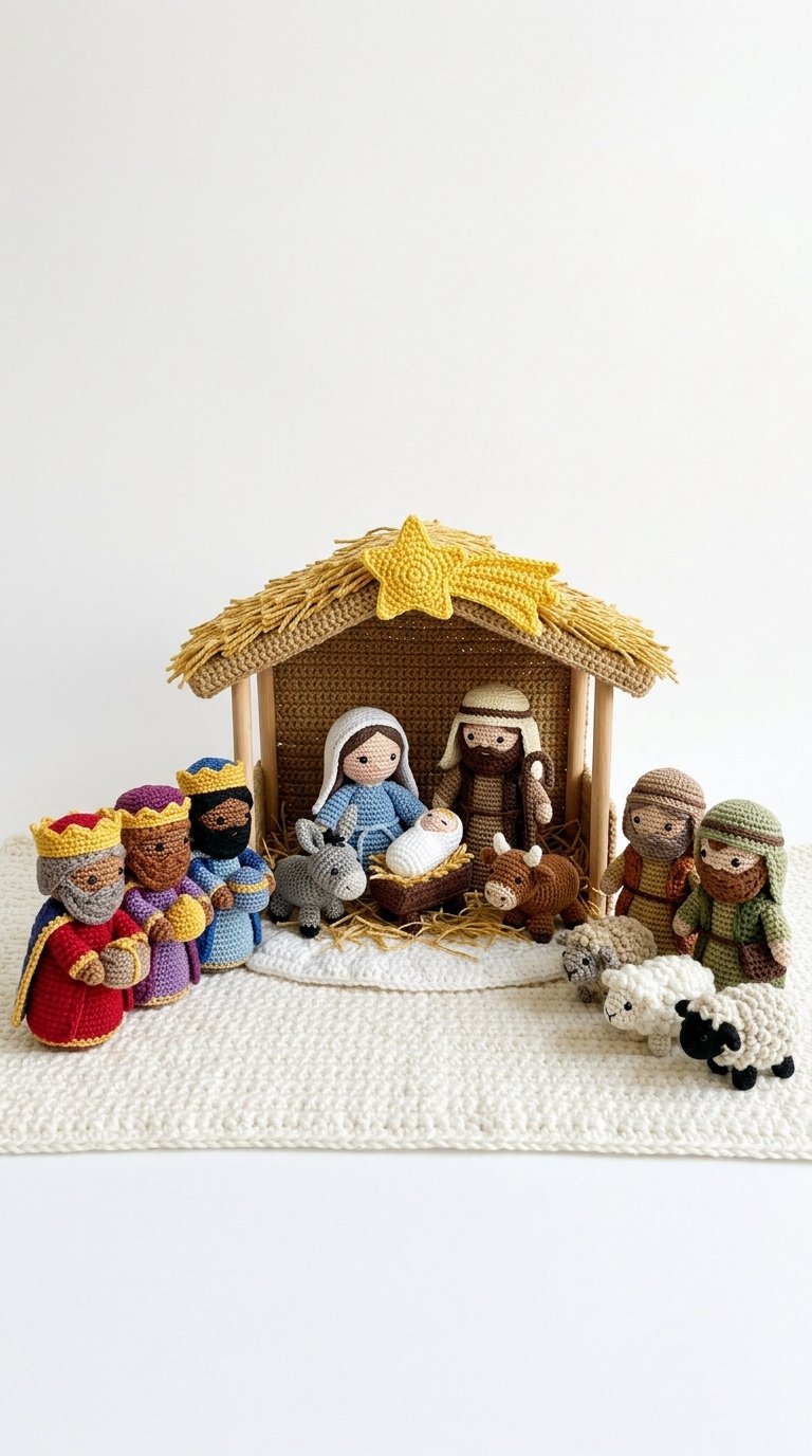 Crochet Nativity Scene - Easy Crochet