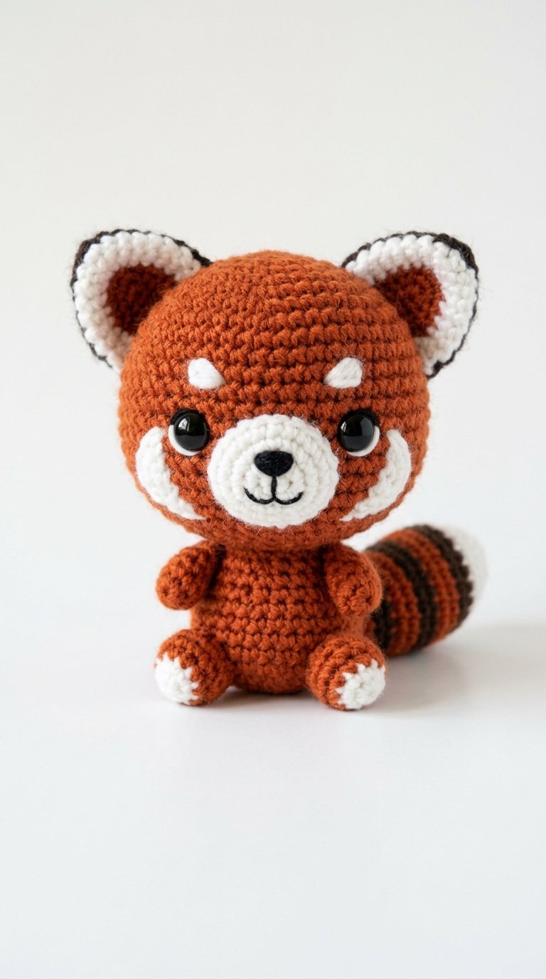 How to Crochet Crochet Red Panda Amigurumi Doll