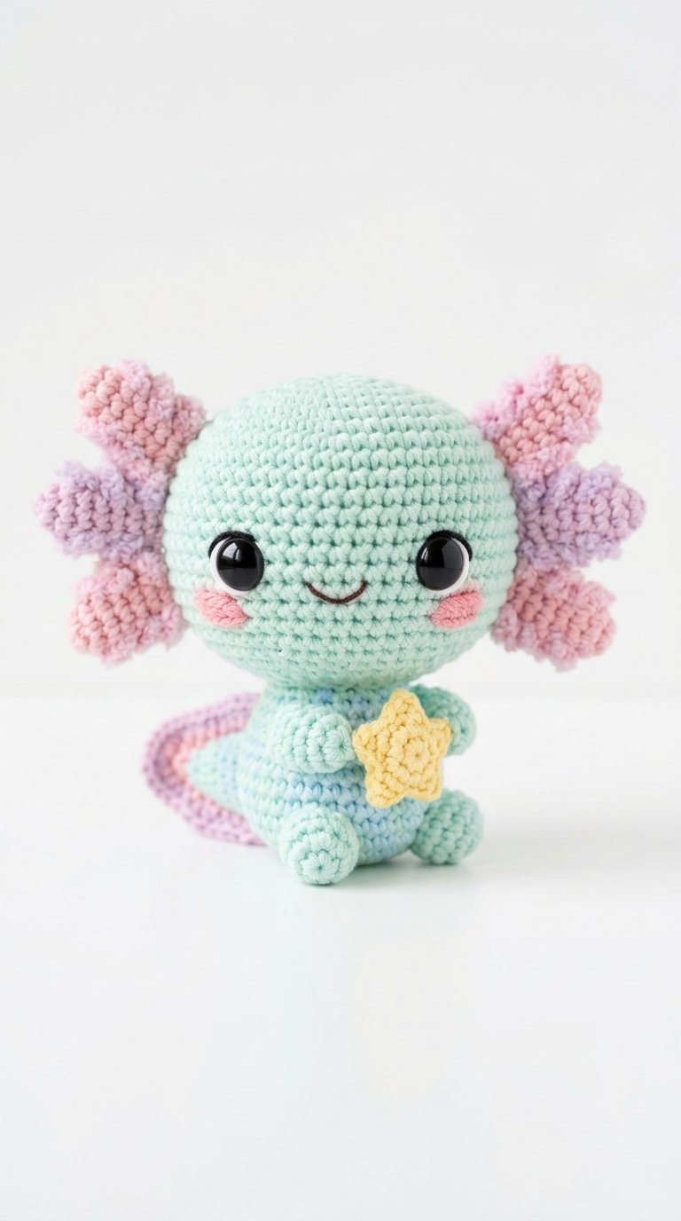 Crochet Crocheted Axolotl Amigurumi - Pattern