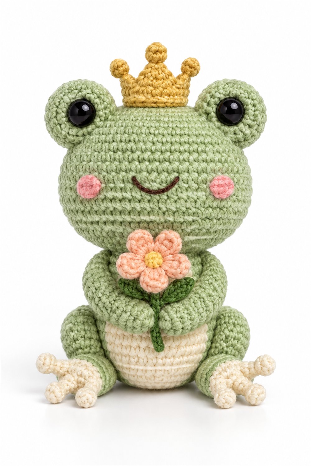 How to Crochet Crowned Frog
