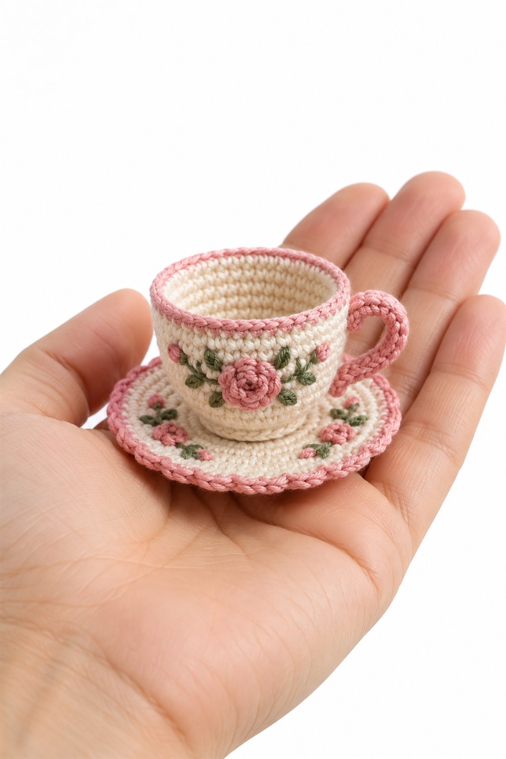 DIY Cup With Saucer - Crochet Tutorial