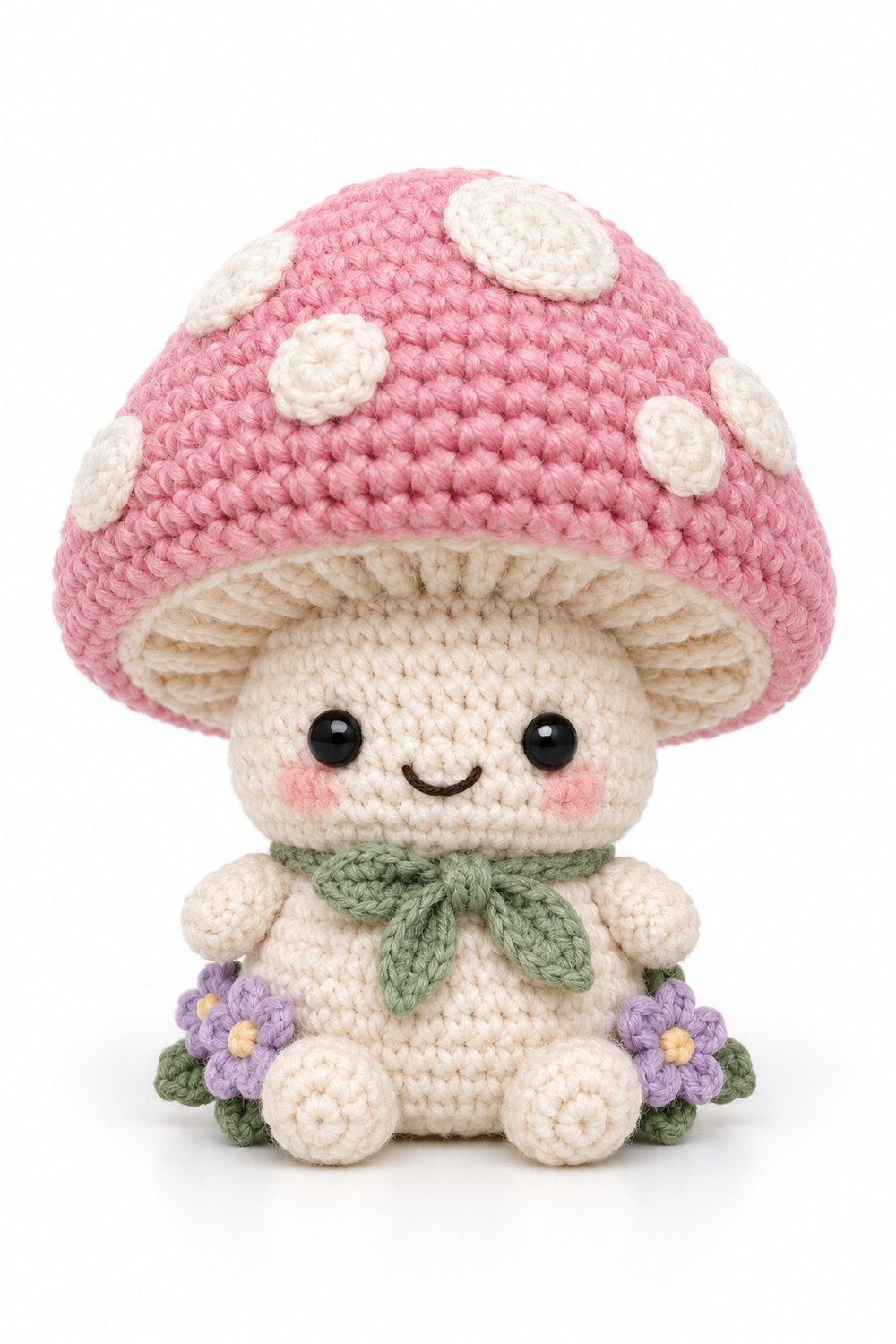 Cute Mushroom Family Crochet Guide