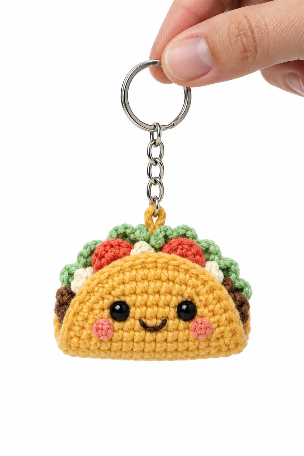 Cute Taco Keychain 2 - Amigurumi Pattern