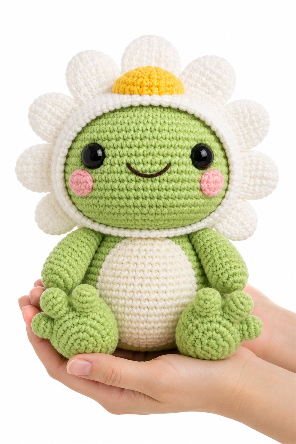 Daisy Frog - Easy Crochet
