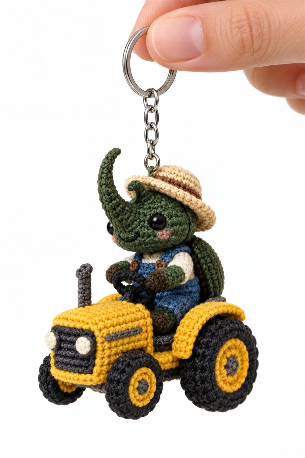 Dark Green Rhino Beetle Farmer - PDF Pattern