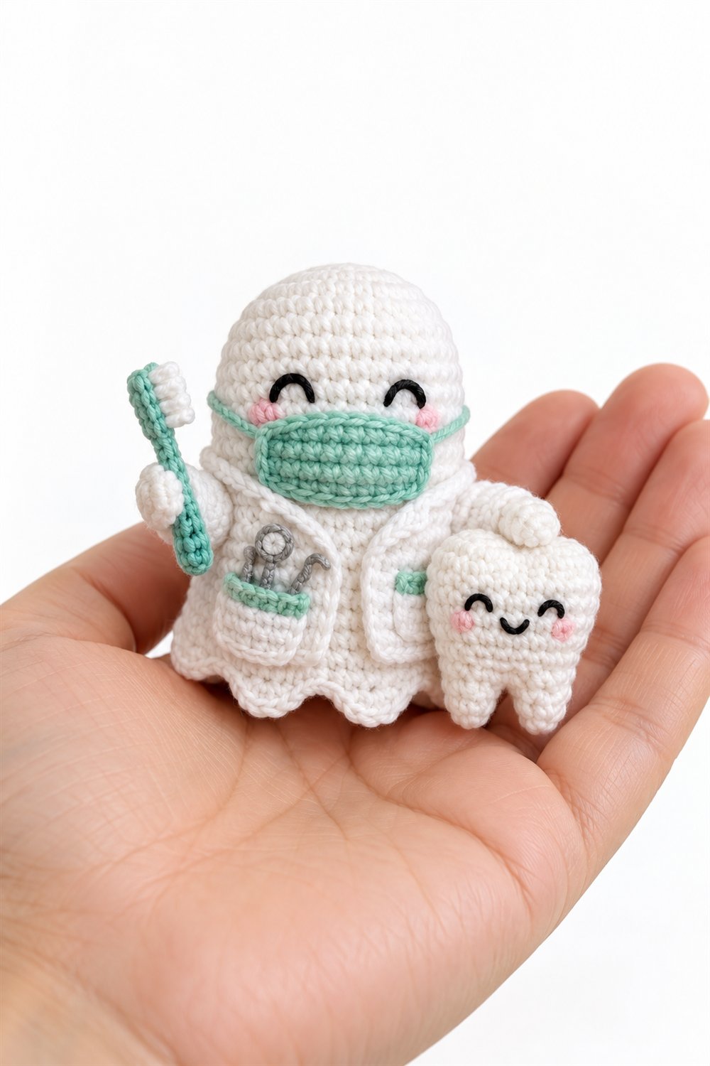 Crochet Dentist Ghost - Pattern
