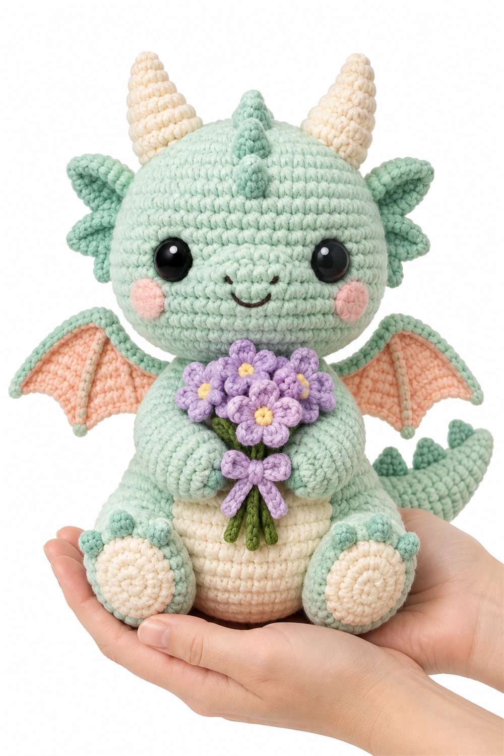 Florist Dragon - Easy Crochet