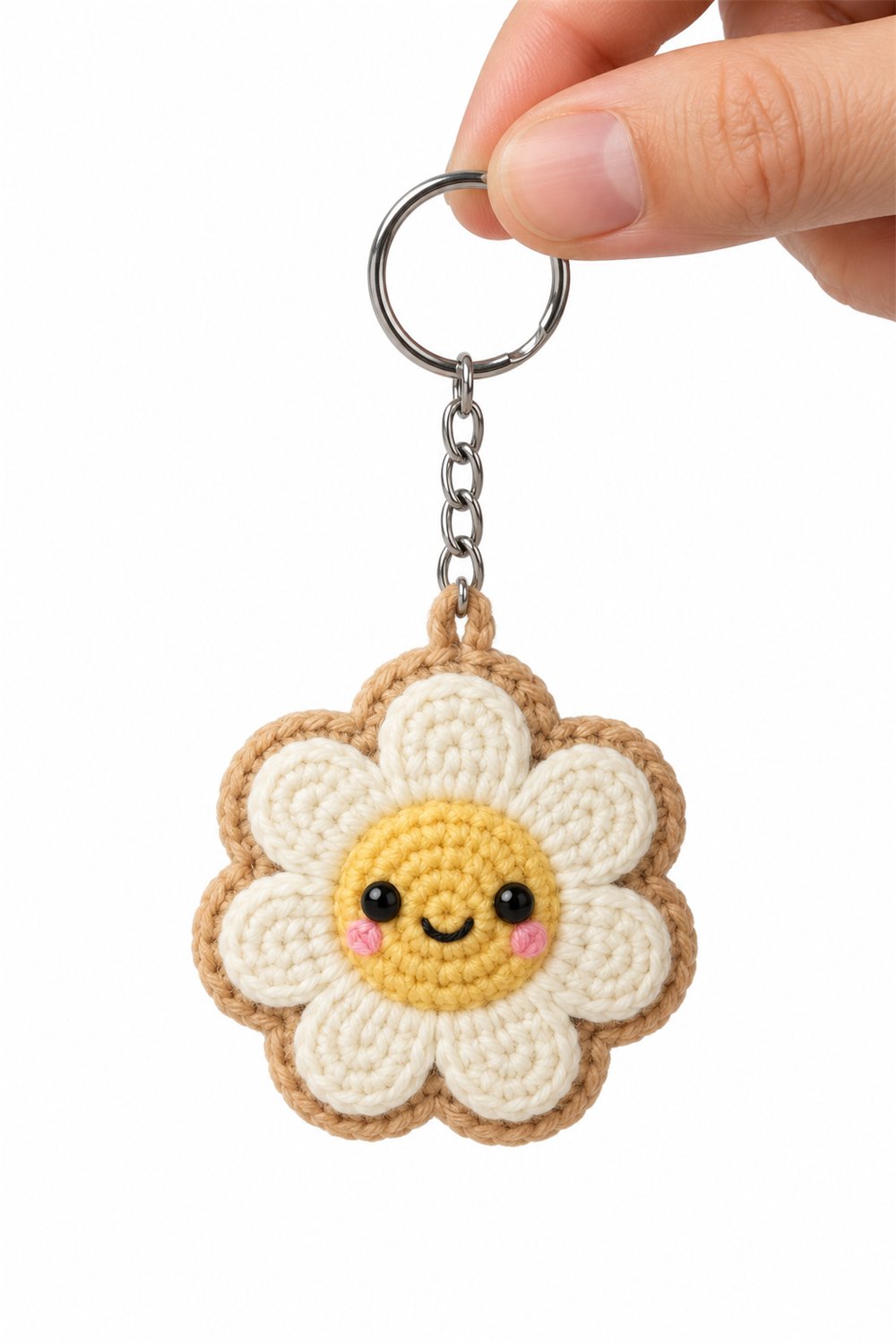 Flower Cookie Keychain - Step by Step