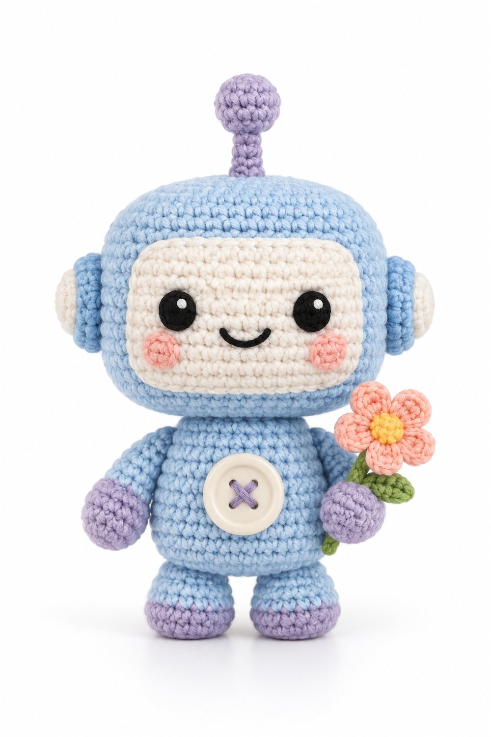 Flowered Robot - Amigurumi Pattern