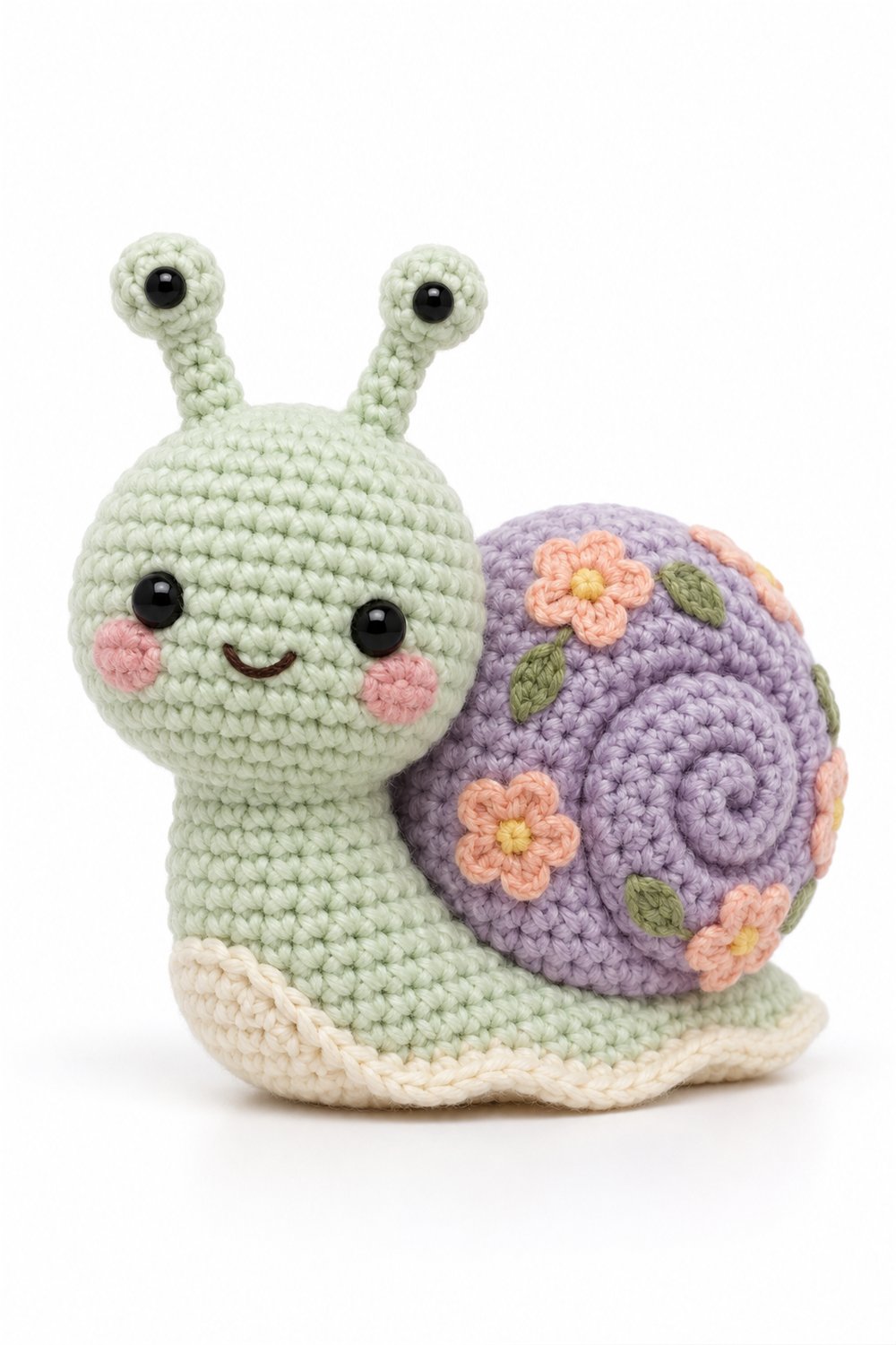 Flowered Snail - PDF Pattern