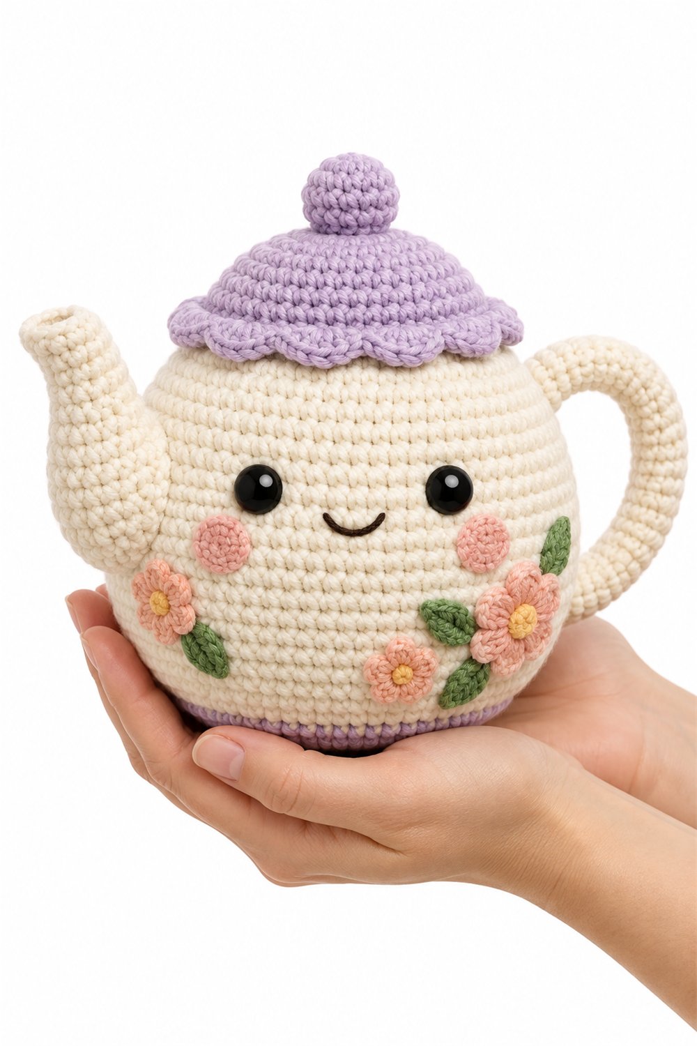 DIY Flowered Teapot - Crochet Tutorial