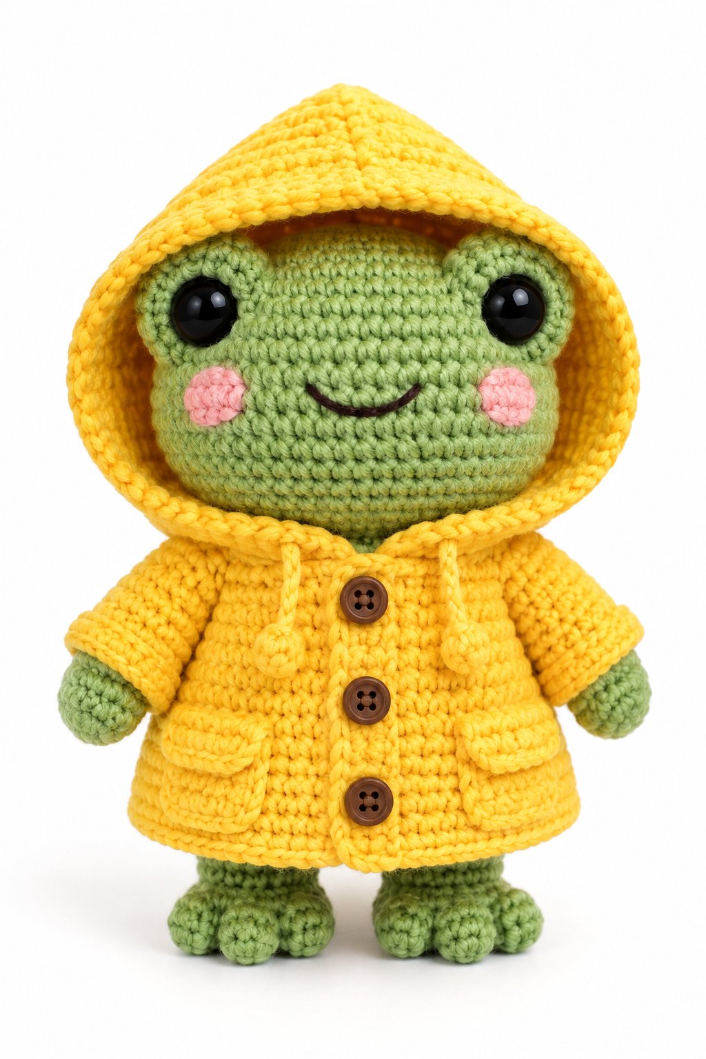 DIY Frog In Yellow Raincoat - Crochet Tutorial