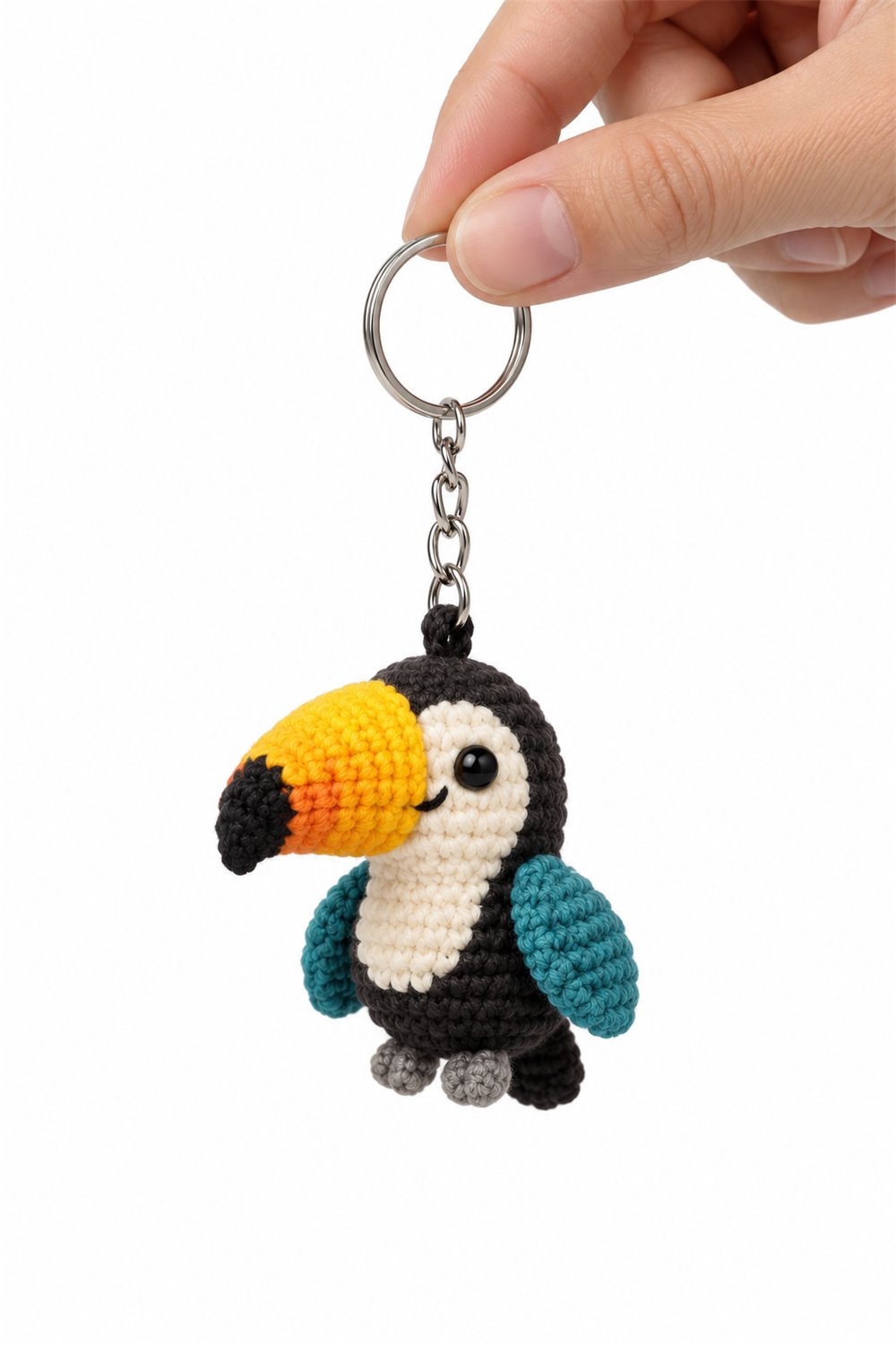 Fruit Toucan Keychain - Step by Step