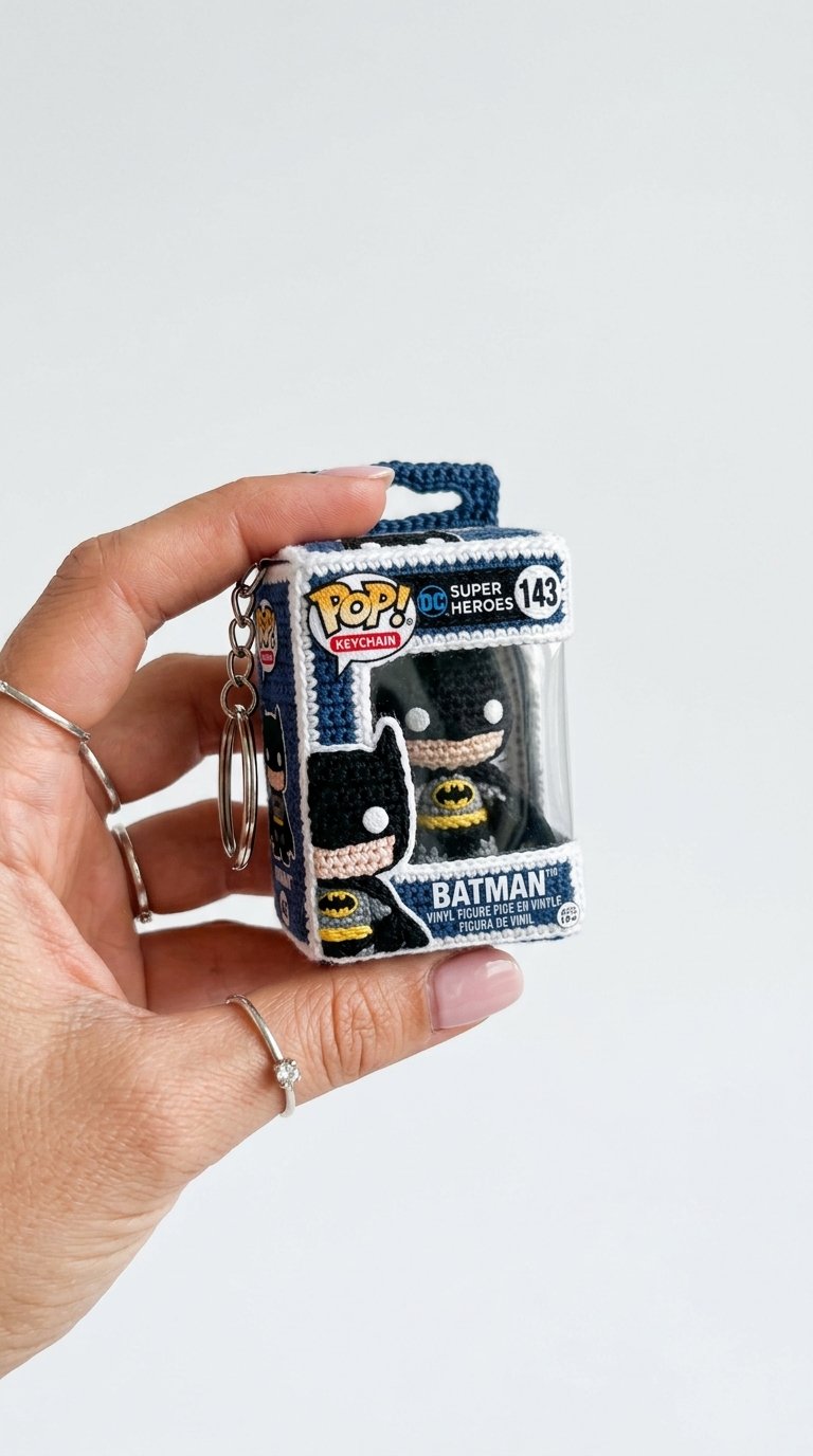 Funko Pop Box Crochet Keychain Crochet Guide