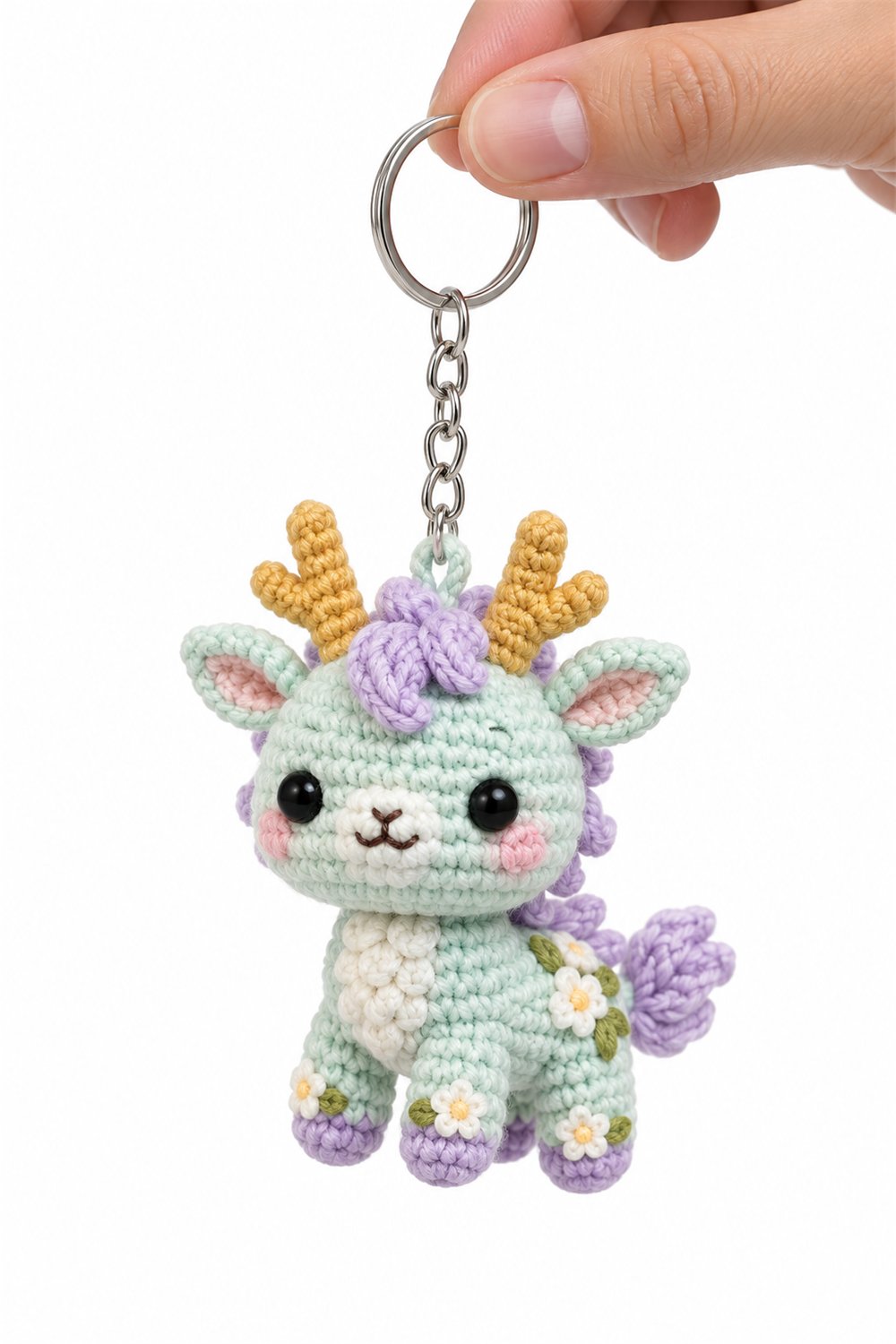 Garden Kirin Keychain - Step by Step