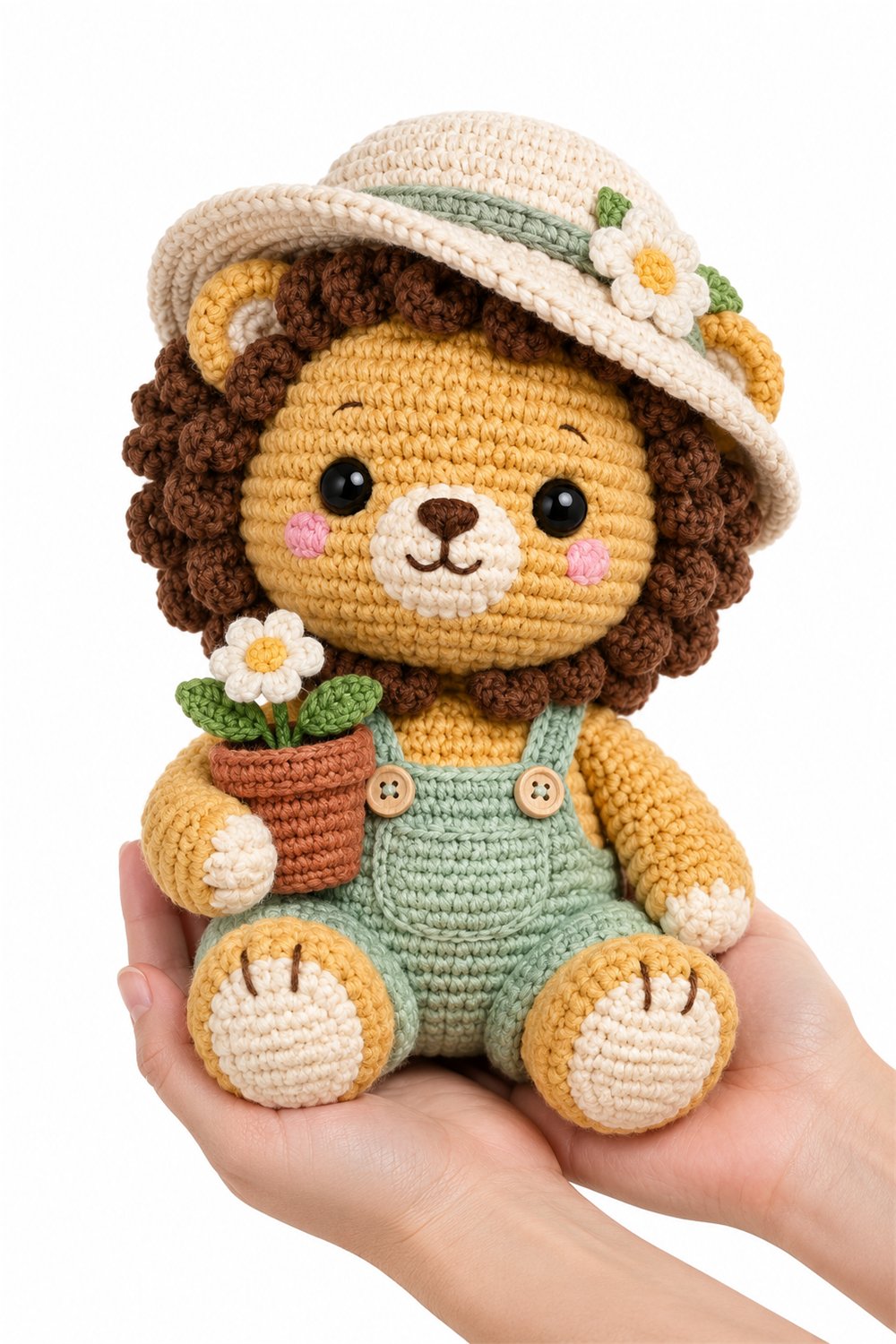 DIY Gardener Lion - Crochet Tutorial