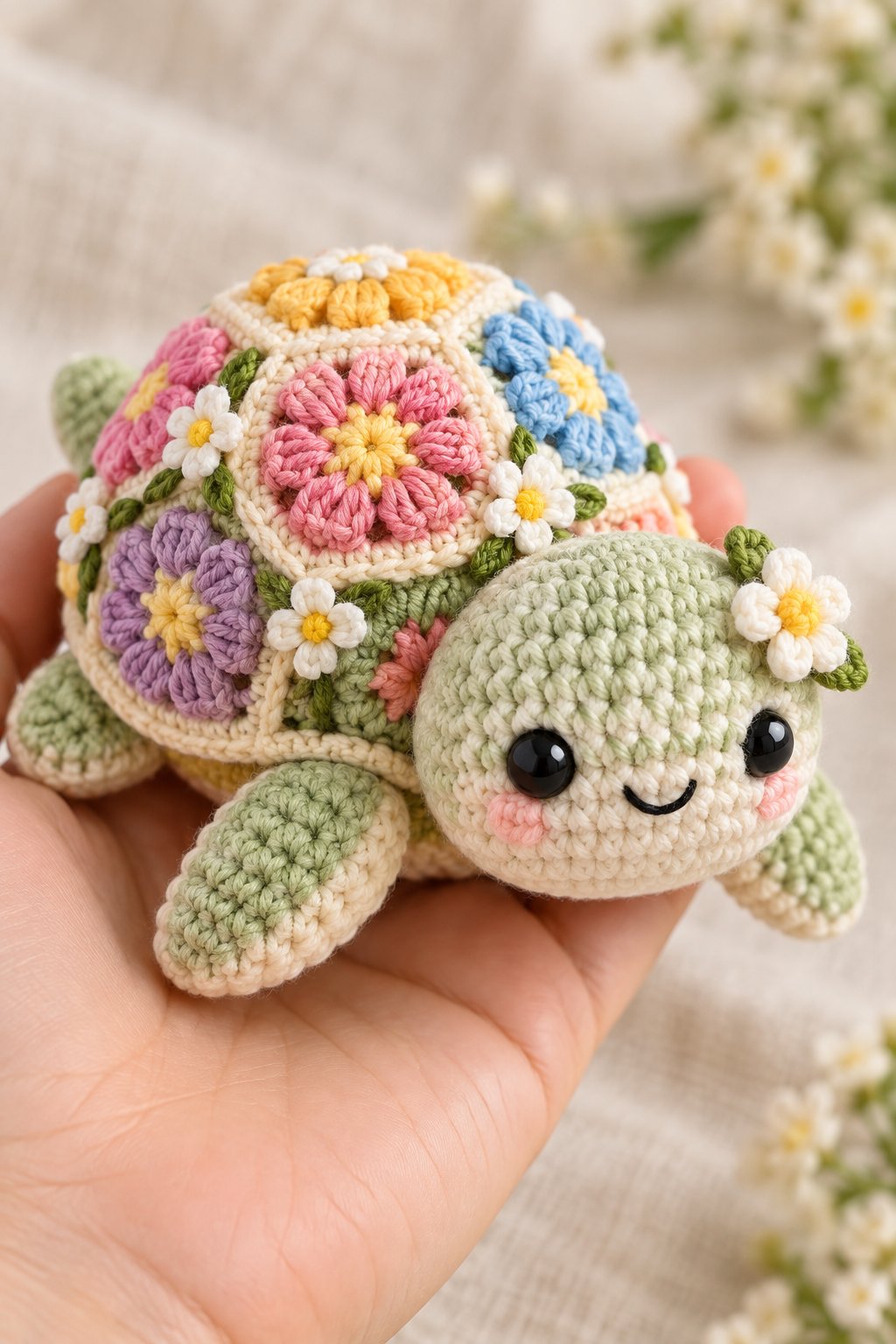 Granny Square Turtle - Amigurumi Pattern