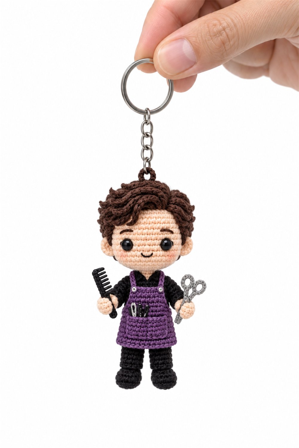 Hairdresser Keychain - Step by Step