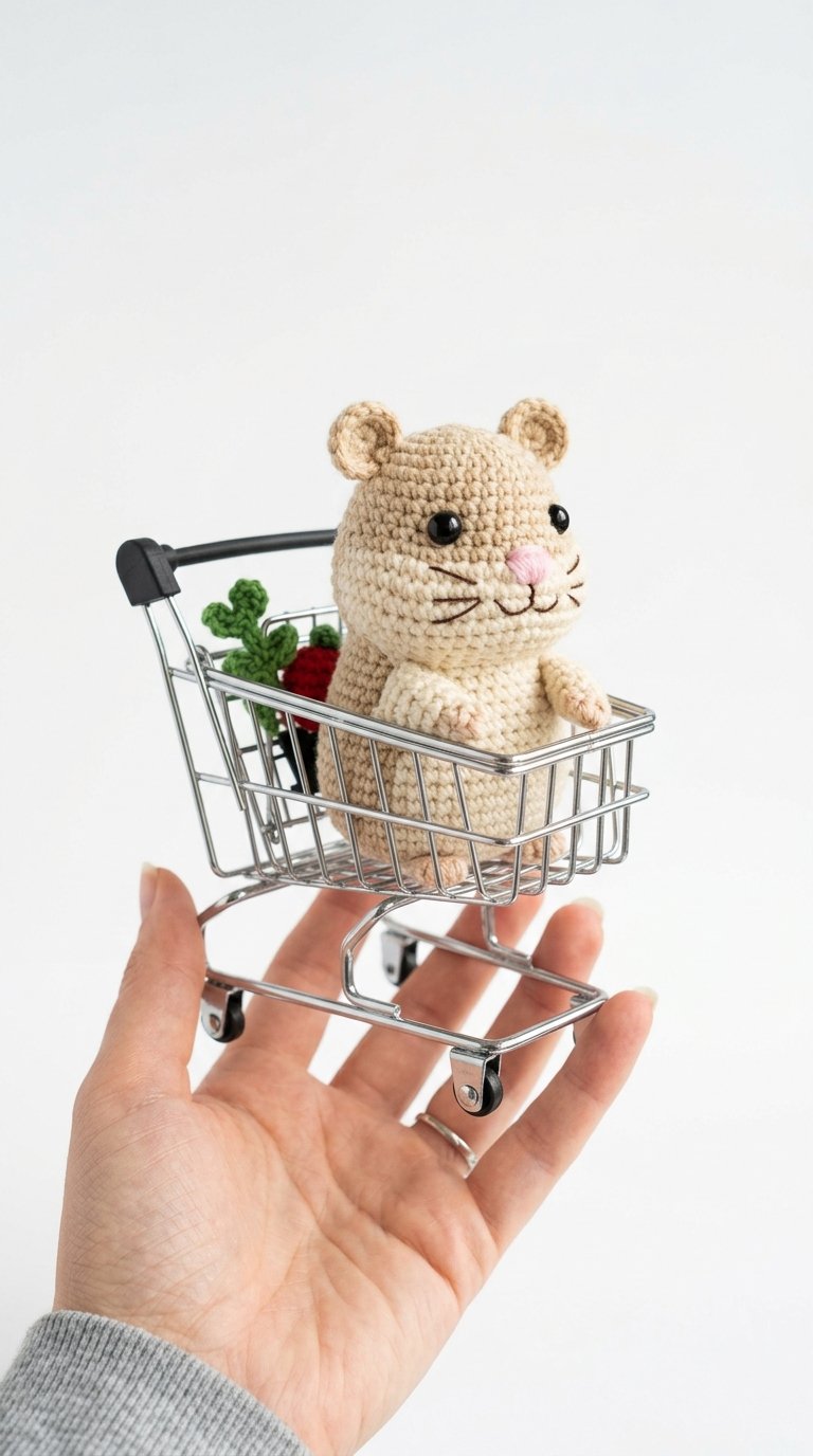 Hamster Crochet Amigurumi Held - PDF Pattern