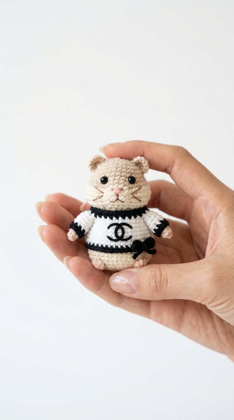 Hamster Wearing Sweater Crochet - Step by Step