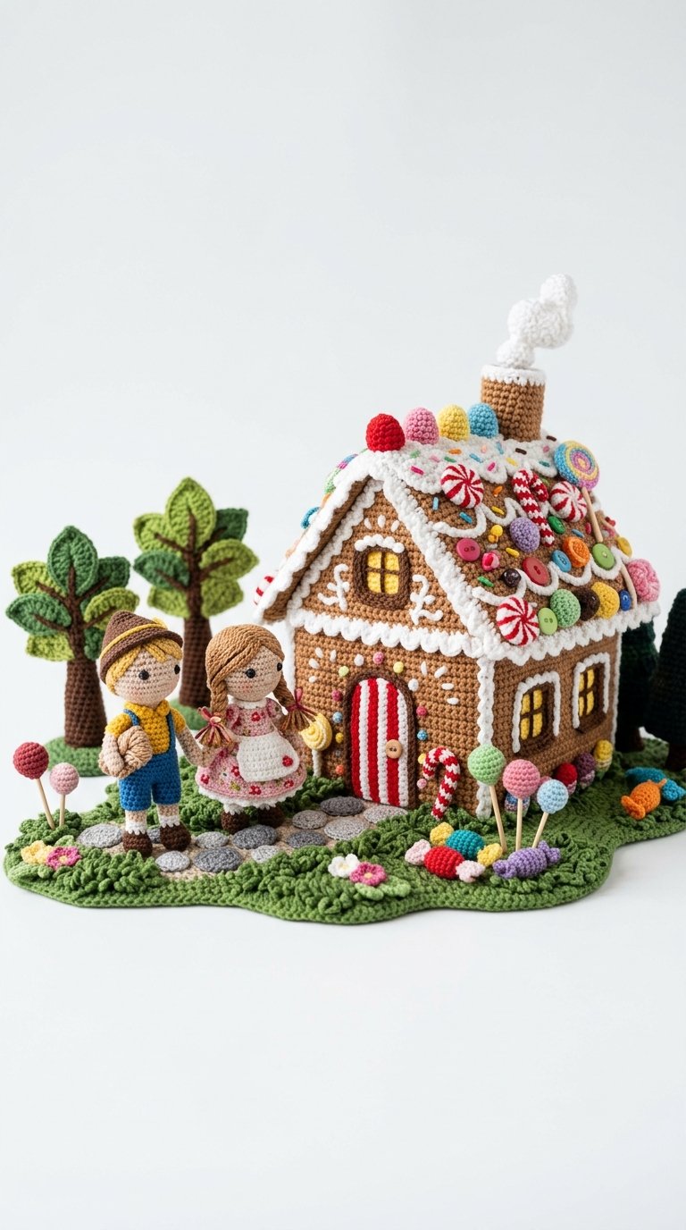 Hansel And Gretel Crochet Scene - Handmade Pattern
