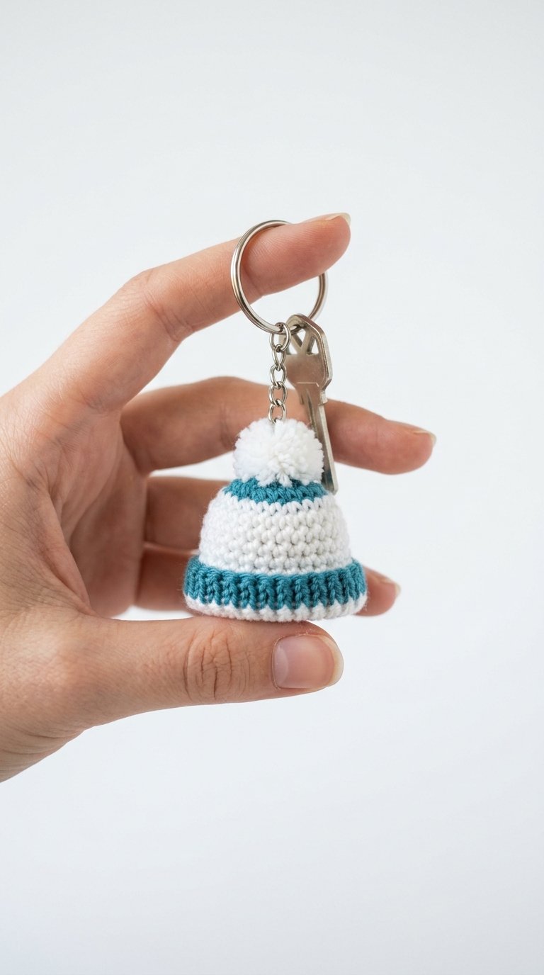 Hat Crochet Keychain In Hand Crochet Guide