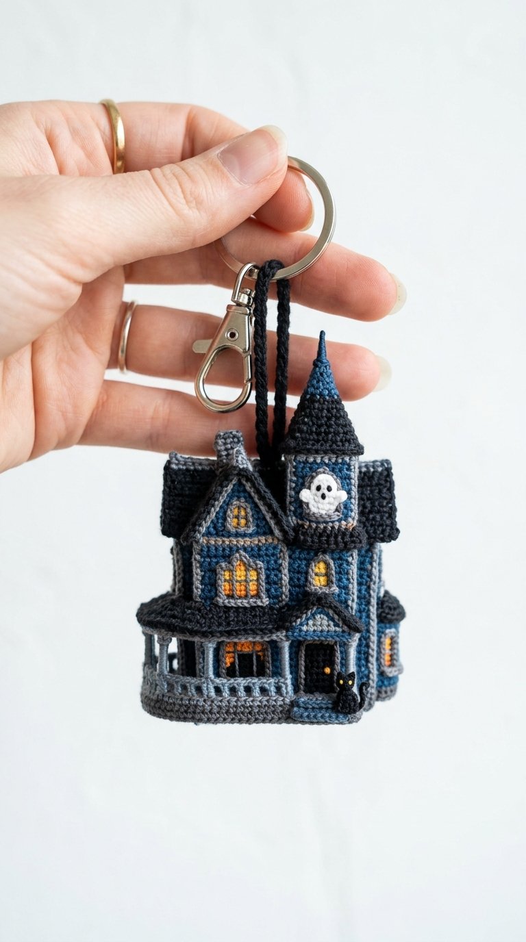 Haunted Victorian Mansion Croche - PDF Pattern