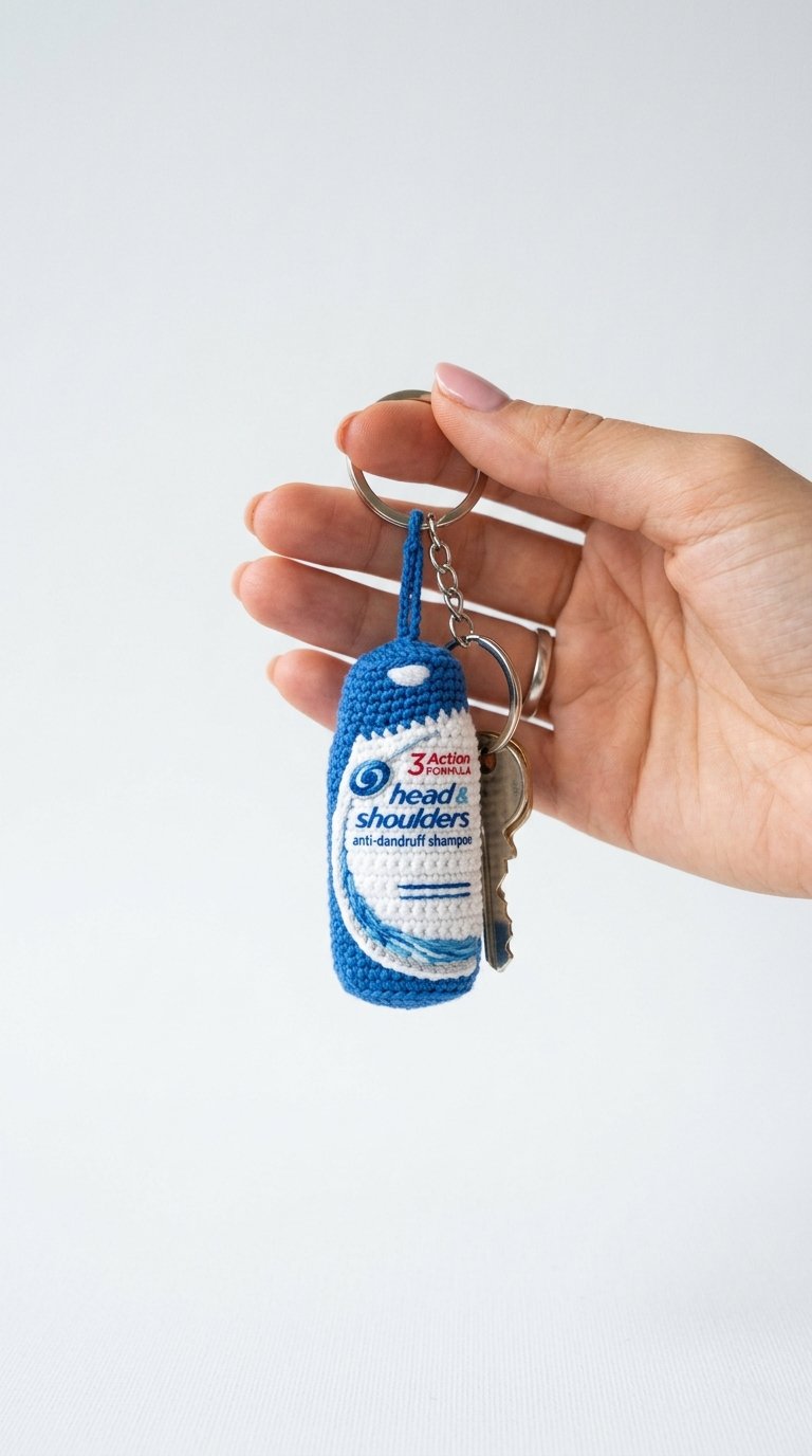 Head Shoulders Bottle Crochet Ke - Amigurumi Pattern