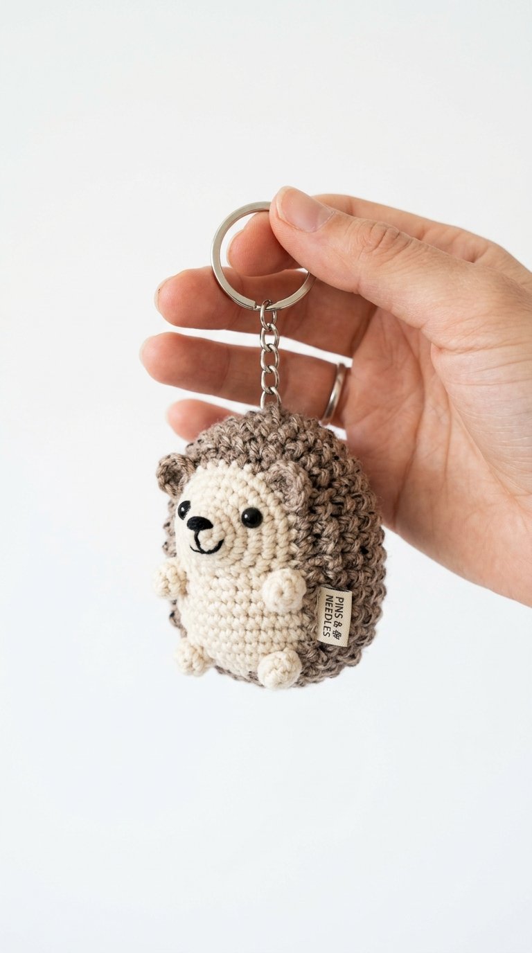 Hedgehog Crochet Keychain In Hand Crochet Guide