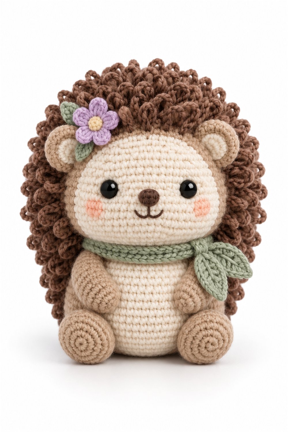 DIY Hedgehog With Flowers - Crochet Tutorial