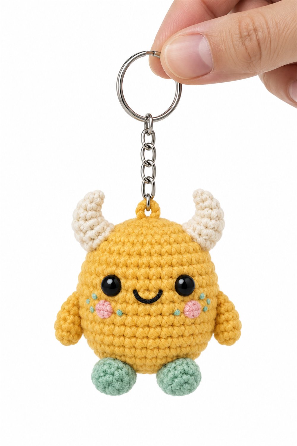 Honey Monster Keychain - Handmade Pattern