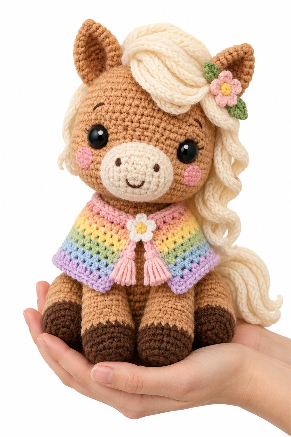 Horse With Poncho - Step by Step