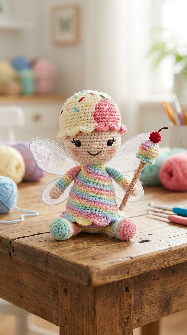 Ice Cream Fairy Crochet Amigurumi - Easy Crochet