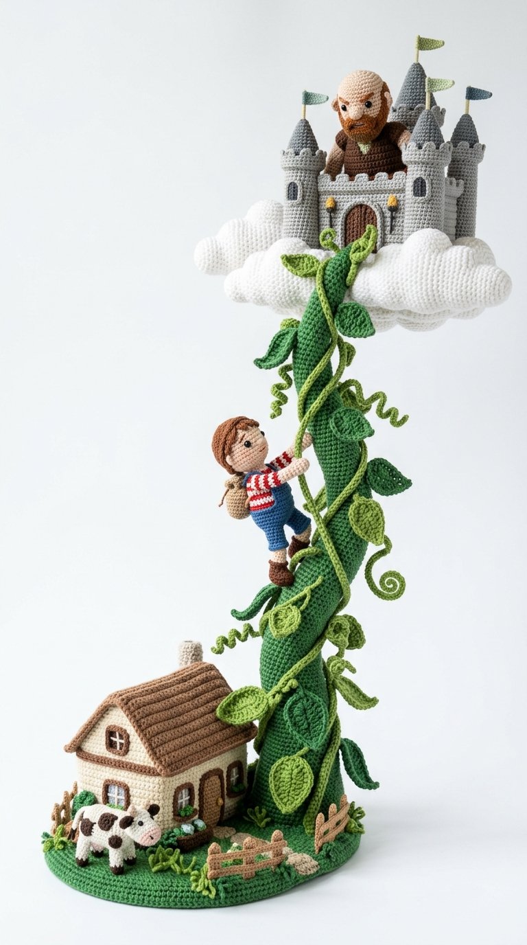Jack And The Beanstalk Crochet - Step by Step