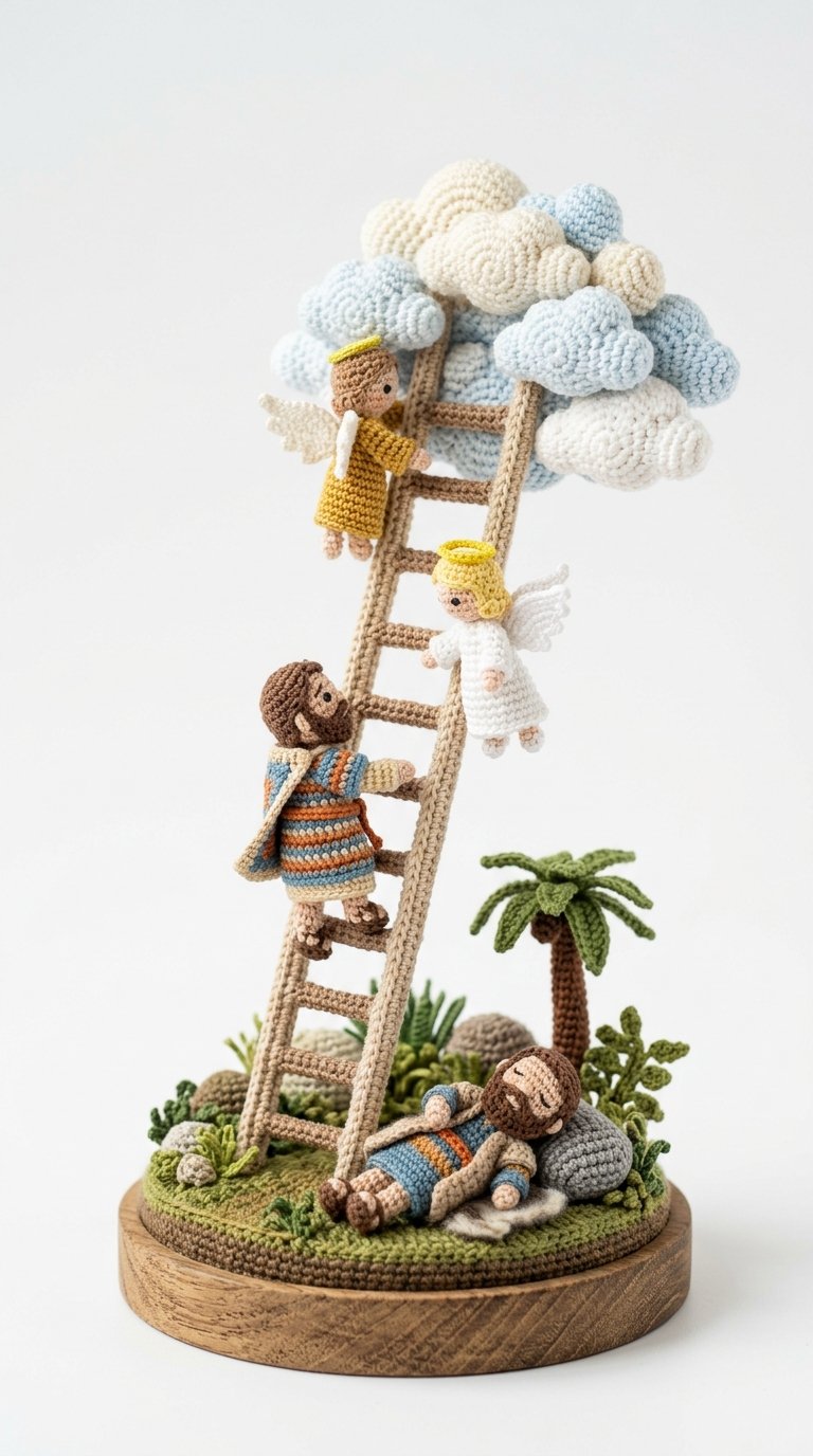 DIY Jacobs Ladder Crochet Miniature - Crochet Tutorial