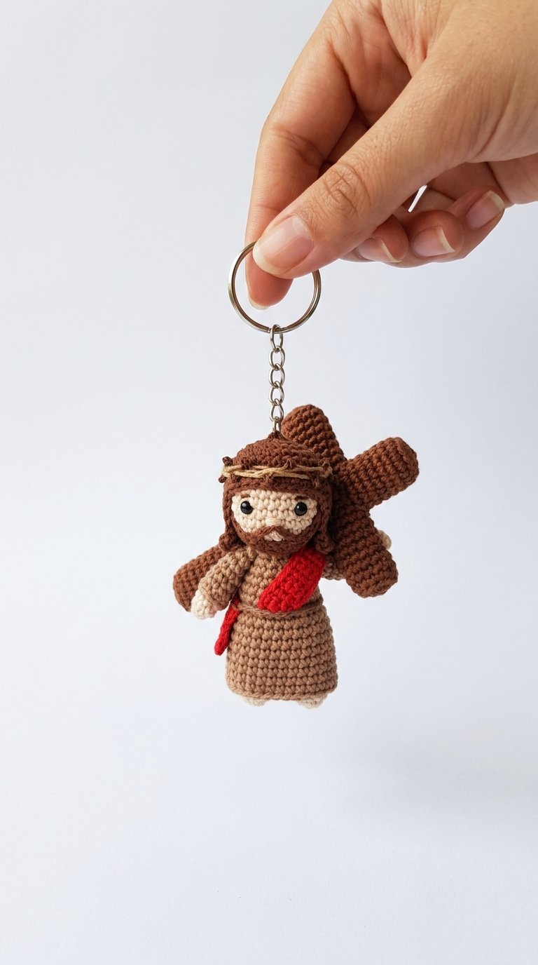 How to Crochet Jesus Carrying Cross Crochet Key