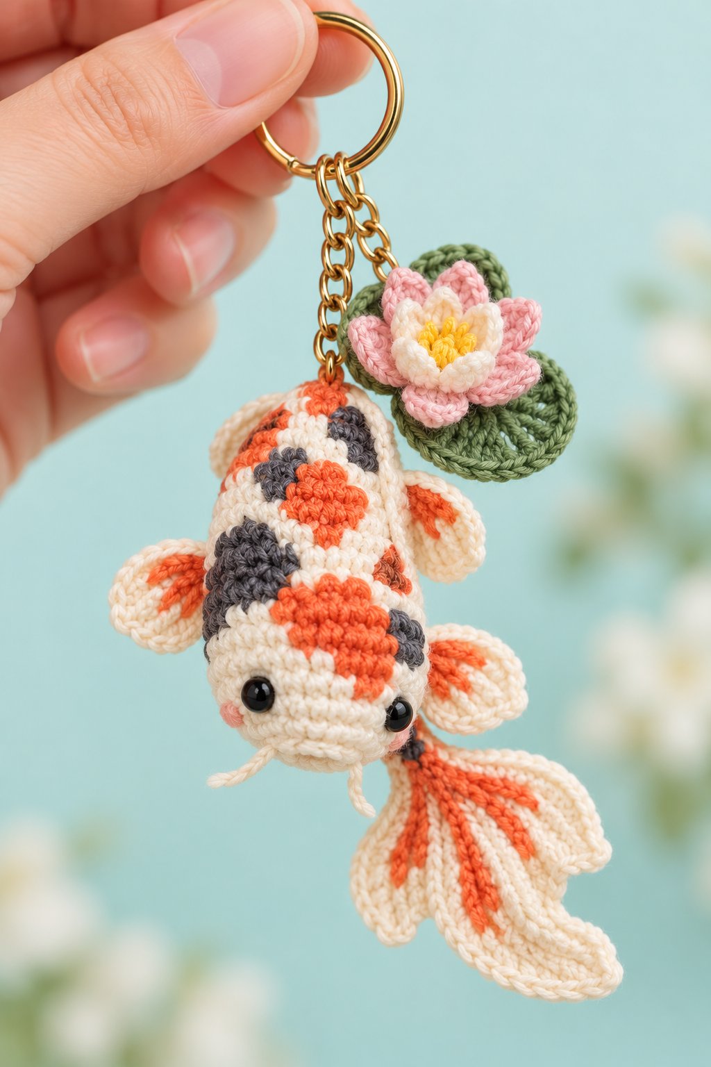 Koi Fish Keychain - Easy Crochet