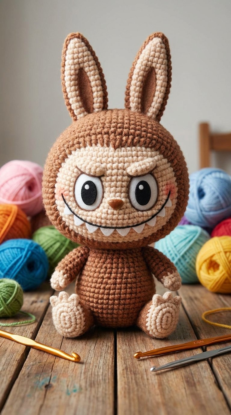 How to Crochet Labubu Style Bunny Crochet