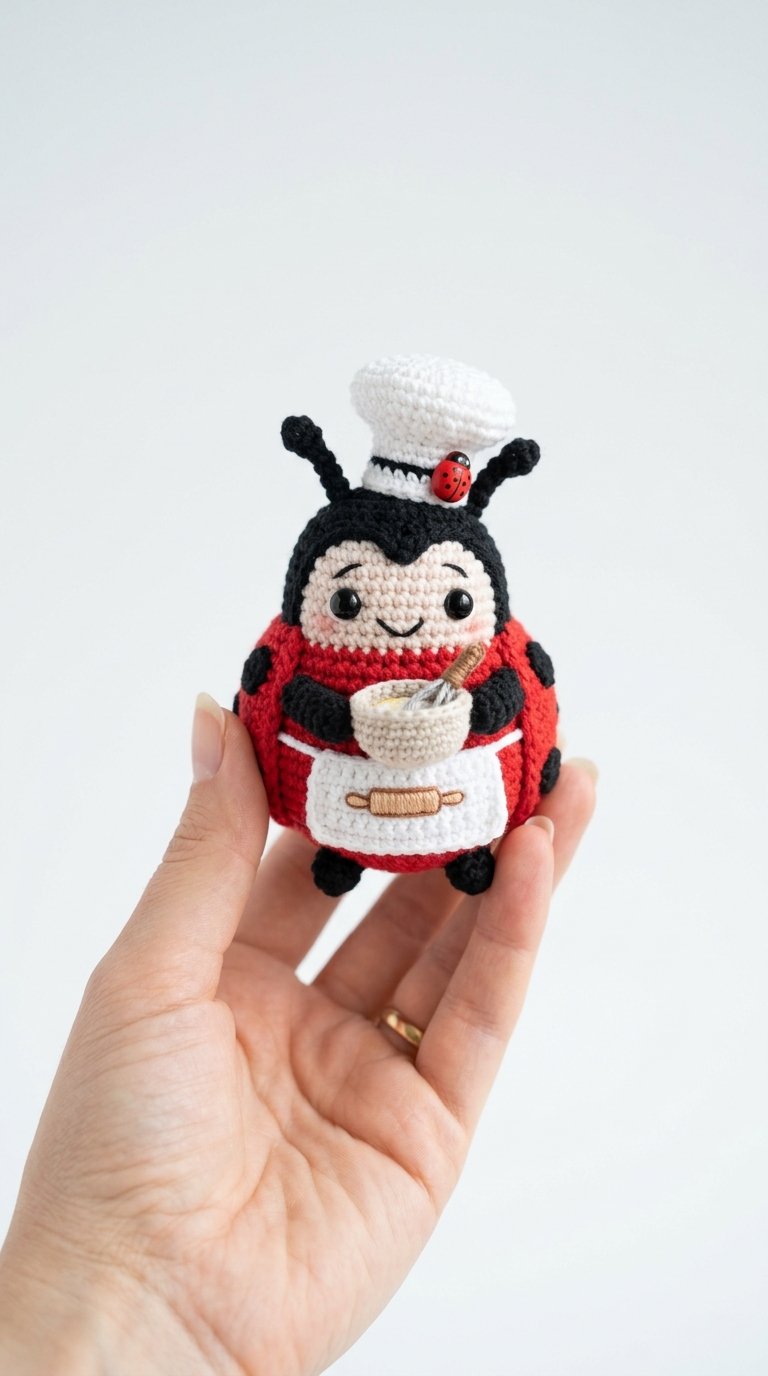 DIY Ladybug Baker Crochet Amigurumi - Crochet Tutorial